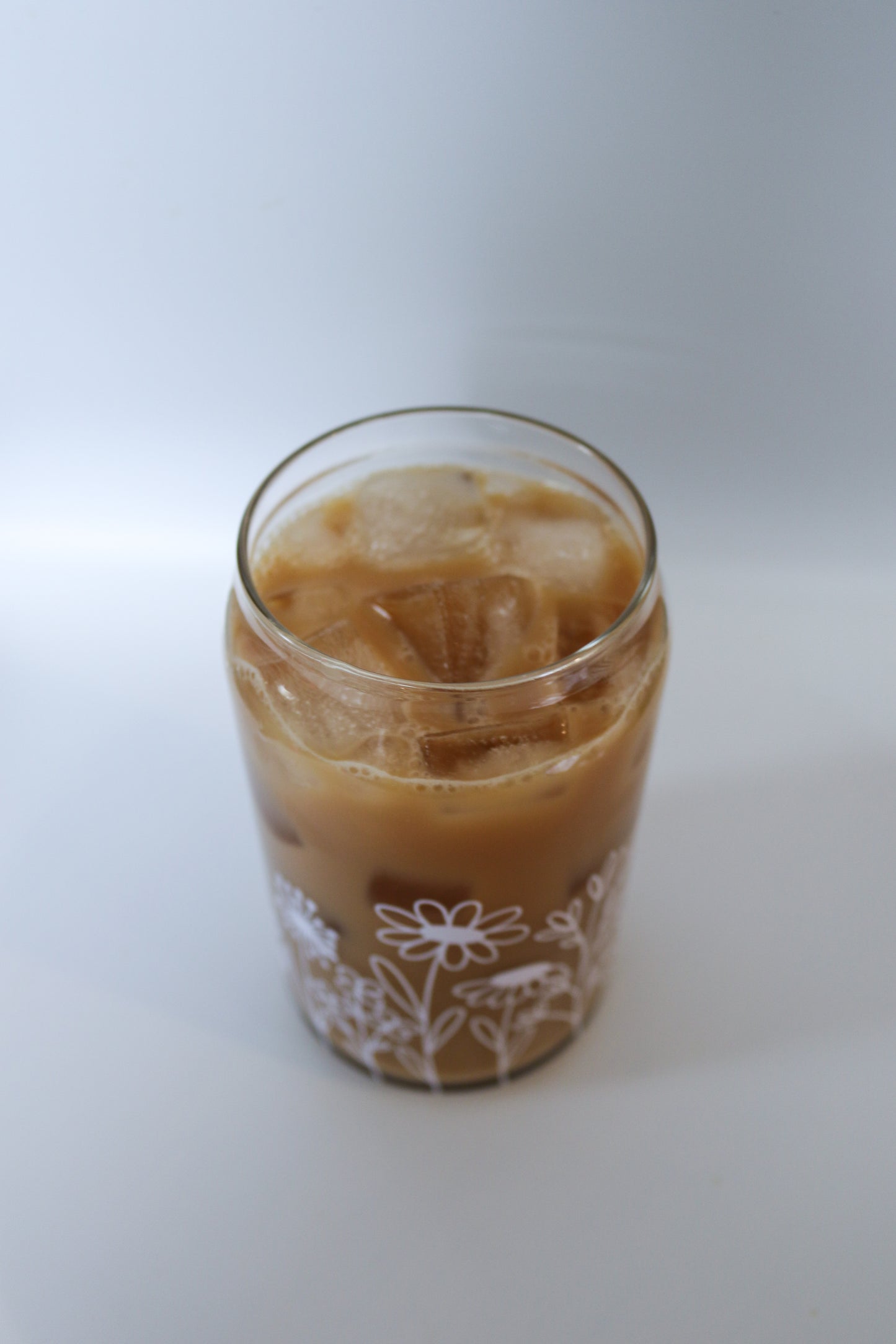 Wildflower Glass Can