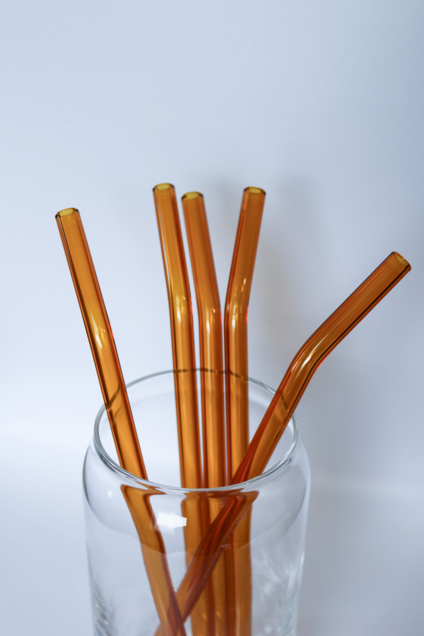Colored Glass Straws