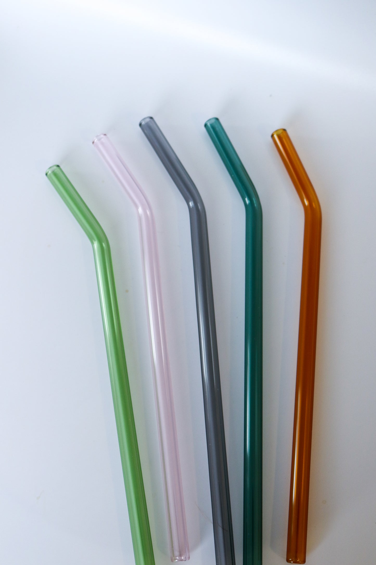 Colored Glass Straws