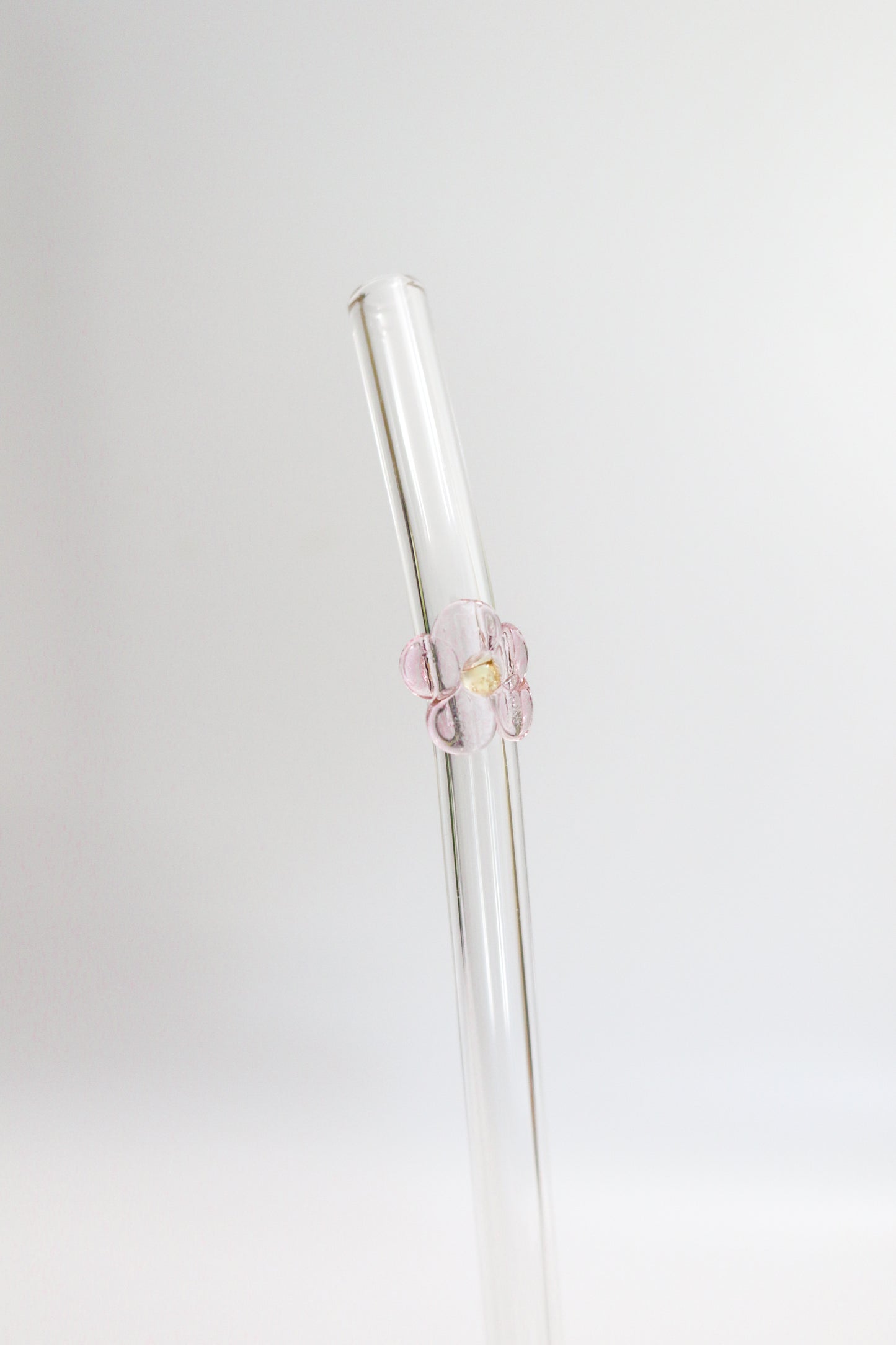 Flower Glass Straw