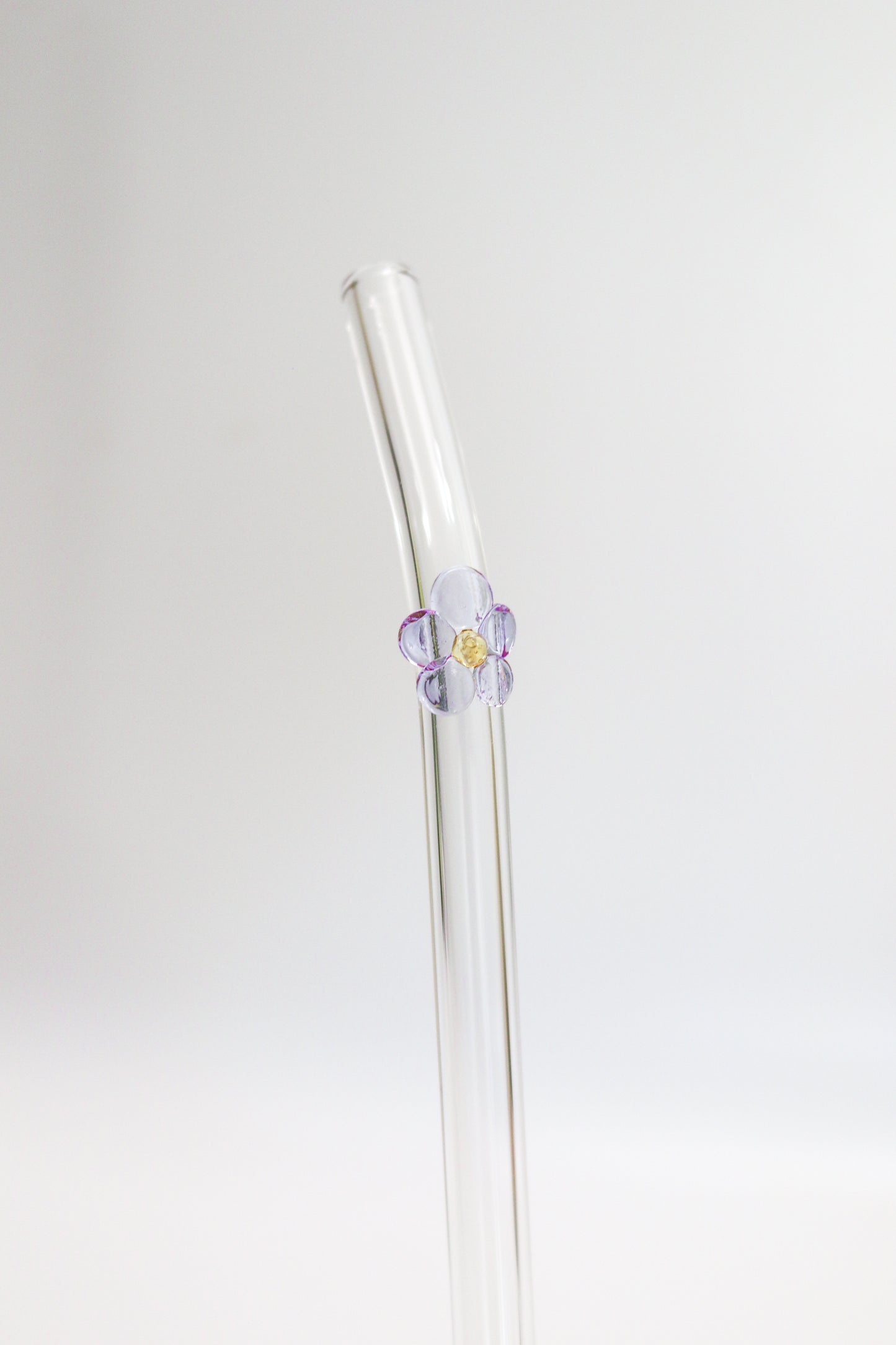 Flower Glass Straw