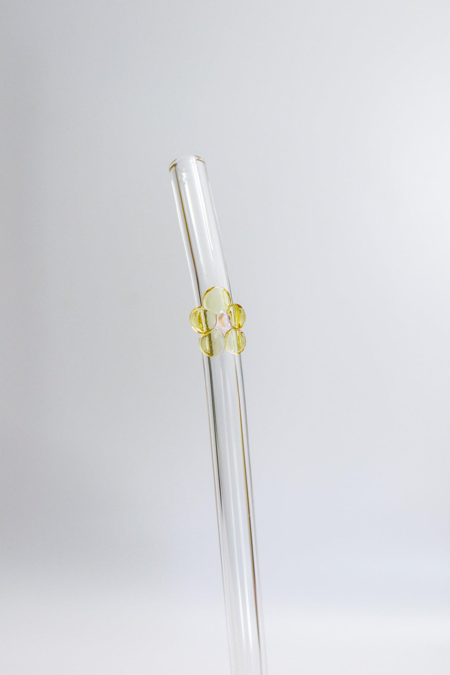 Flower Glass Straw