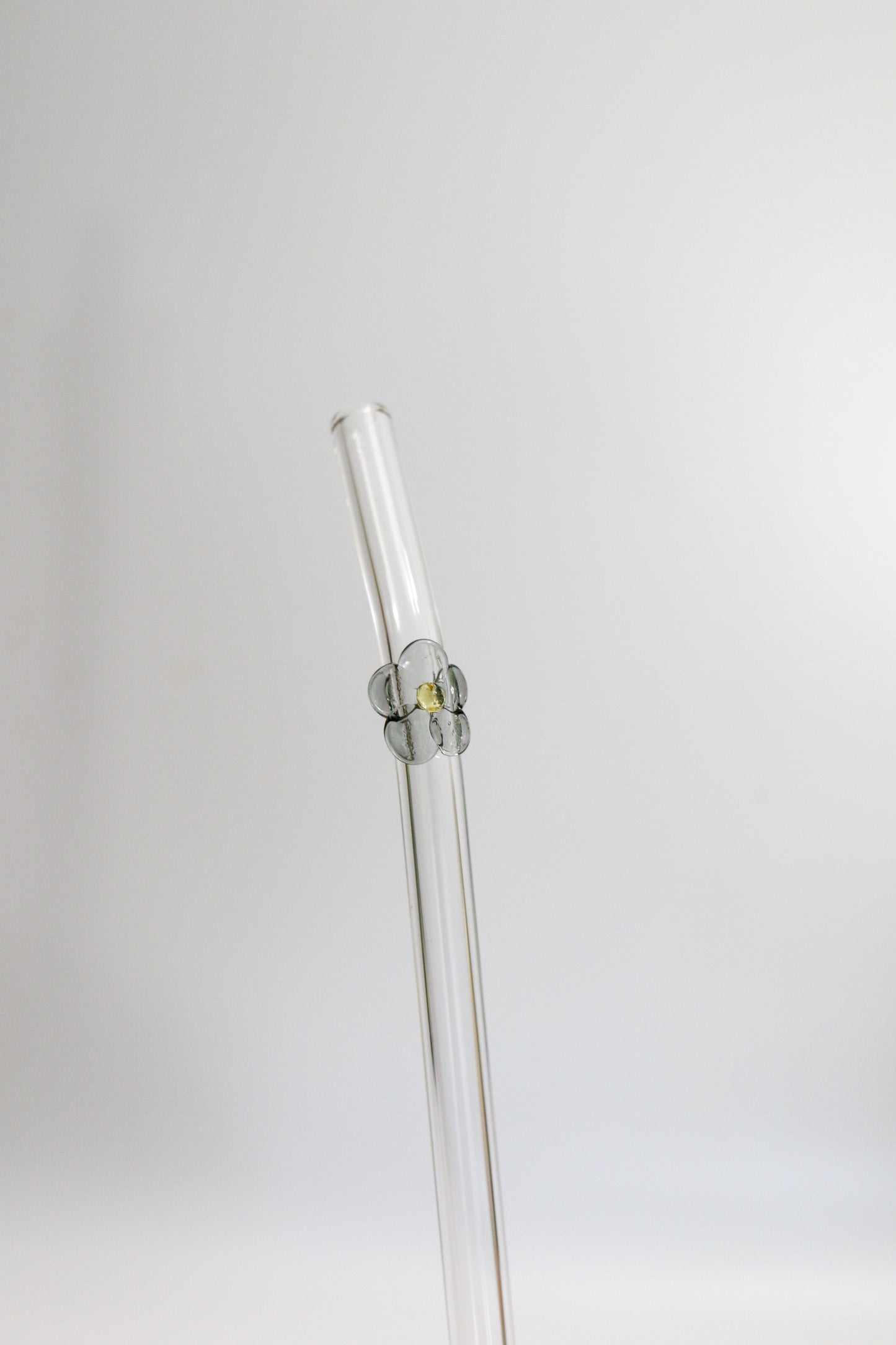 Flower Glass Straw