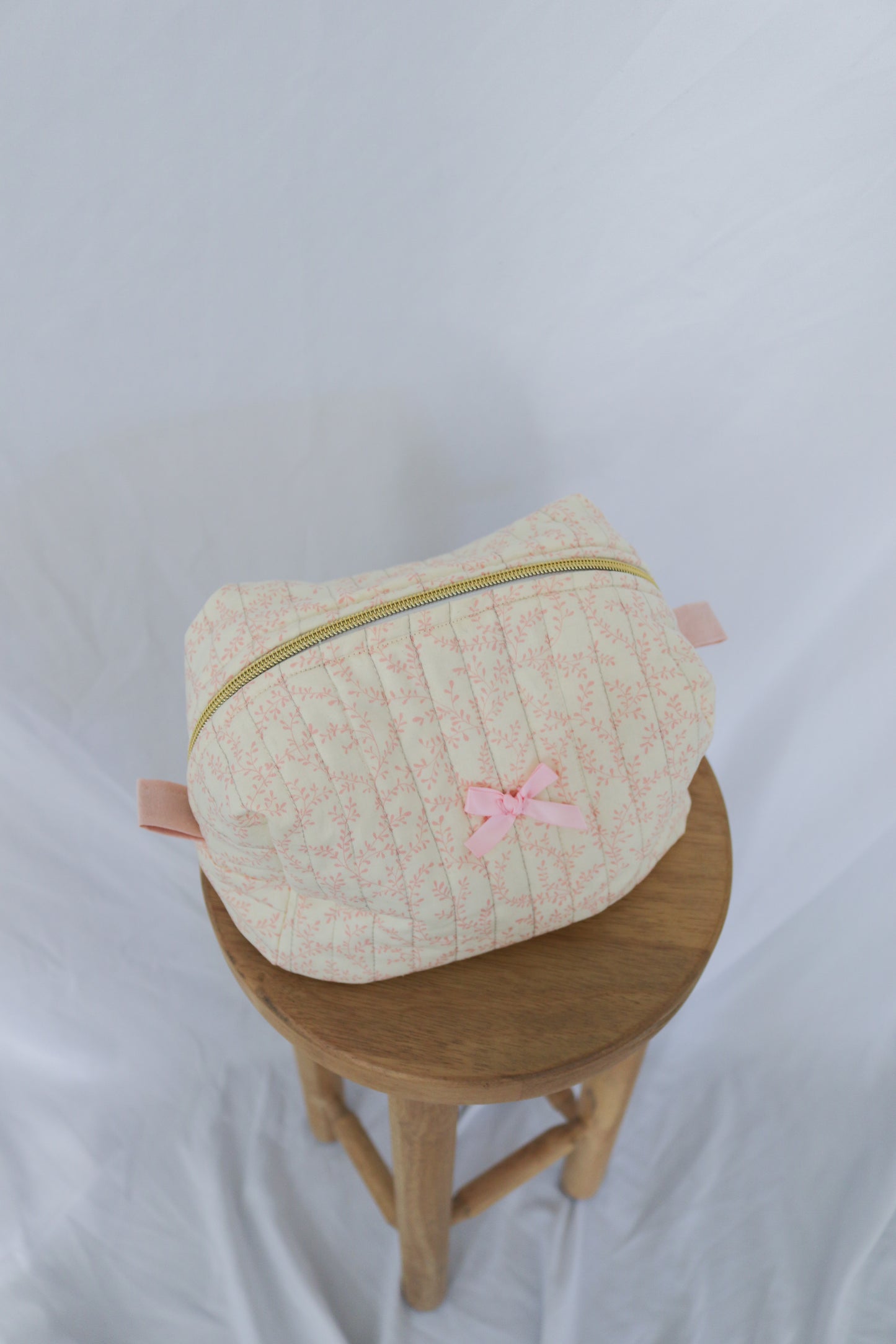 Quilted Makeup Pouch