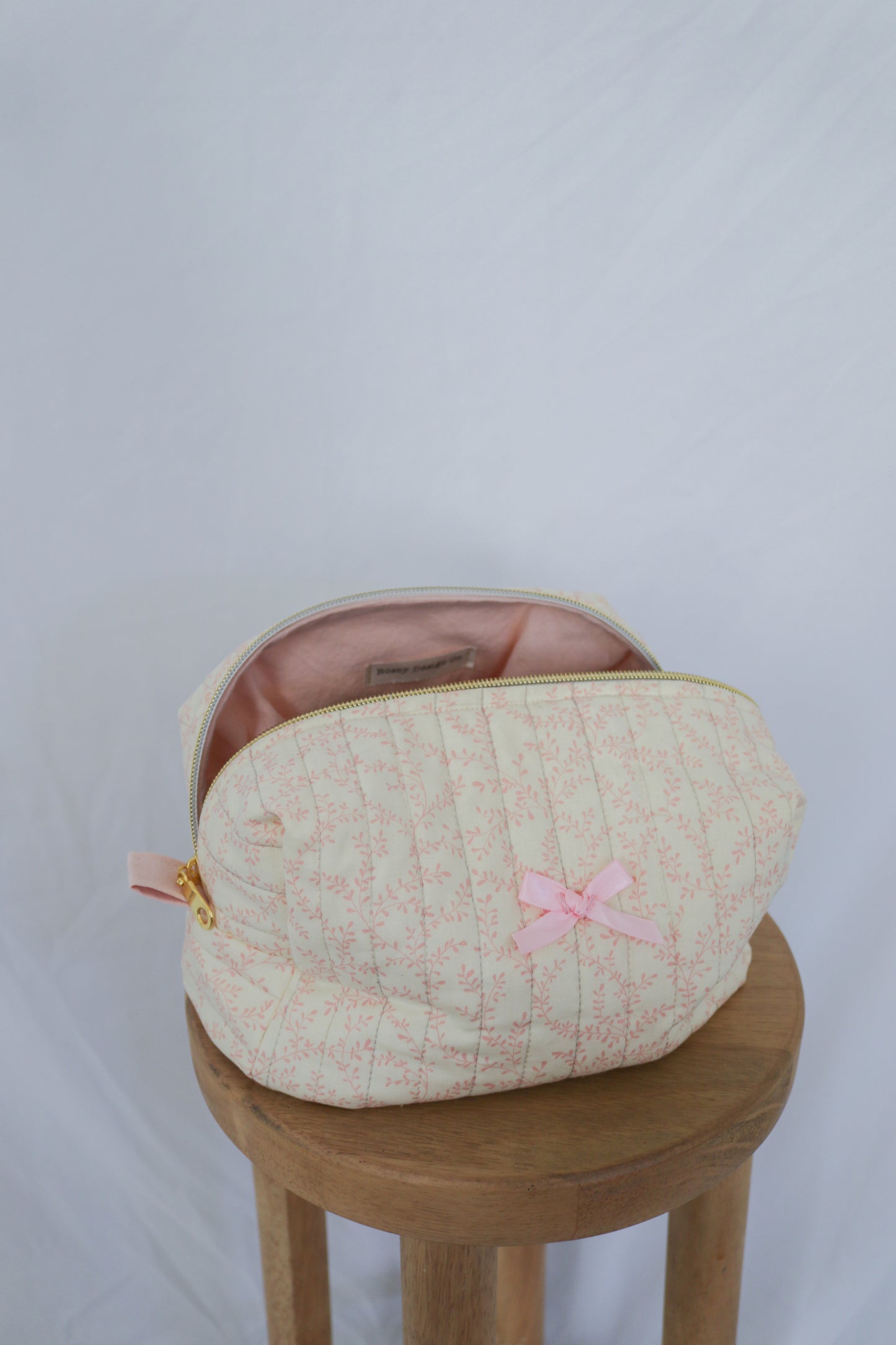 Quilted Makeup Pouch