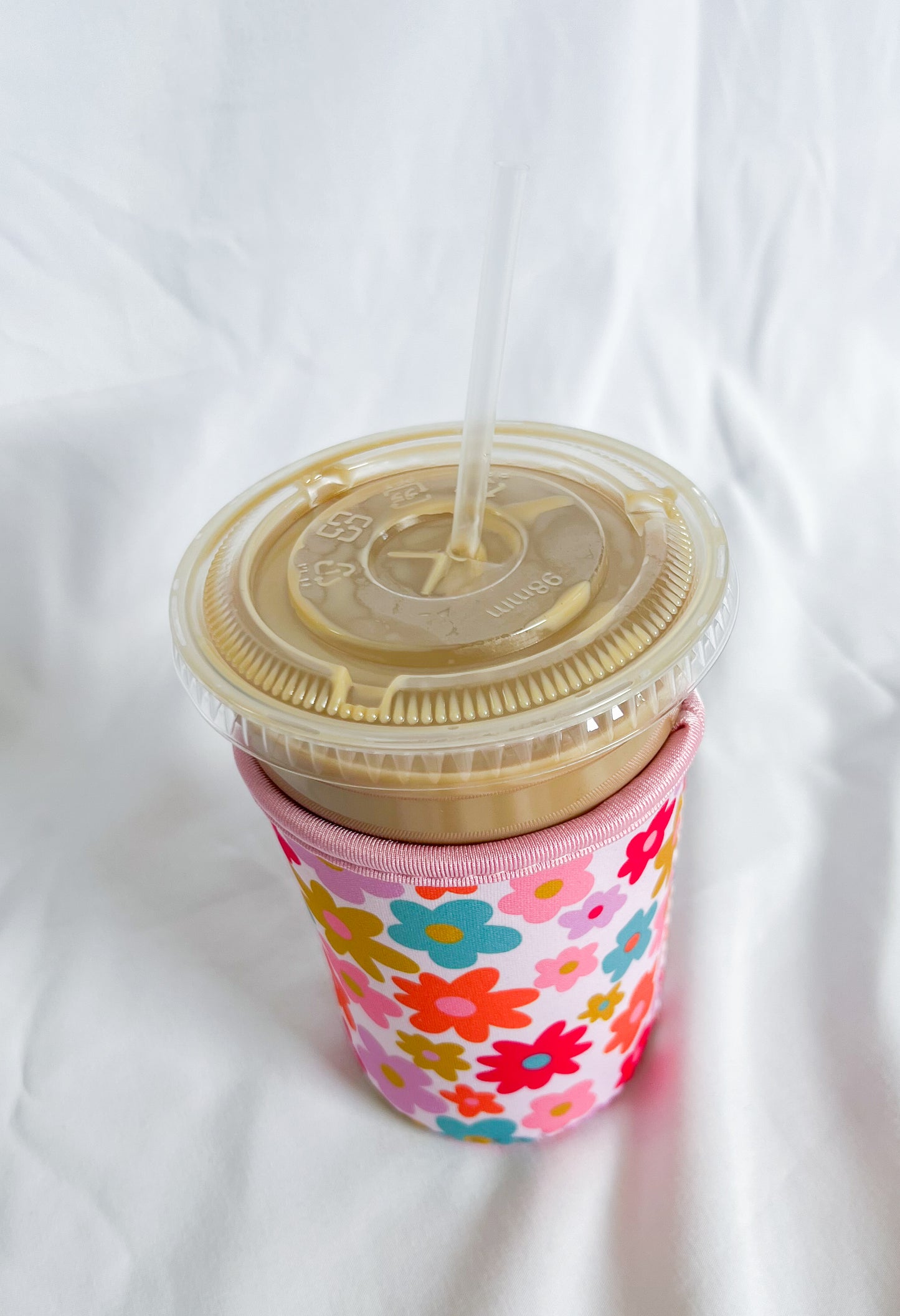 Retro Florals Coffee Koozie