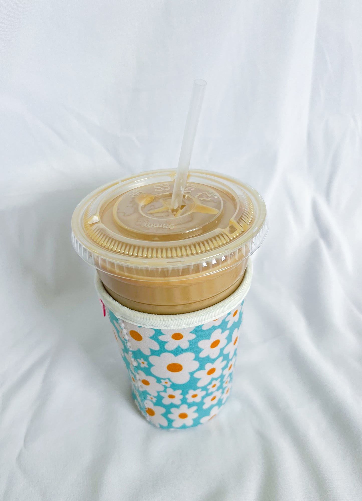 Blue Daisy Coffee Koozie