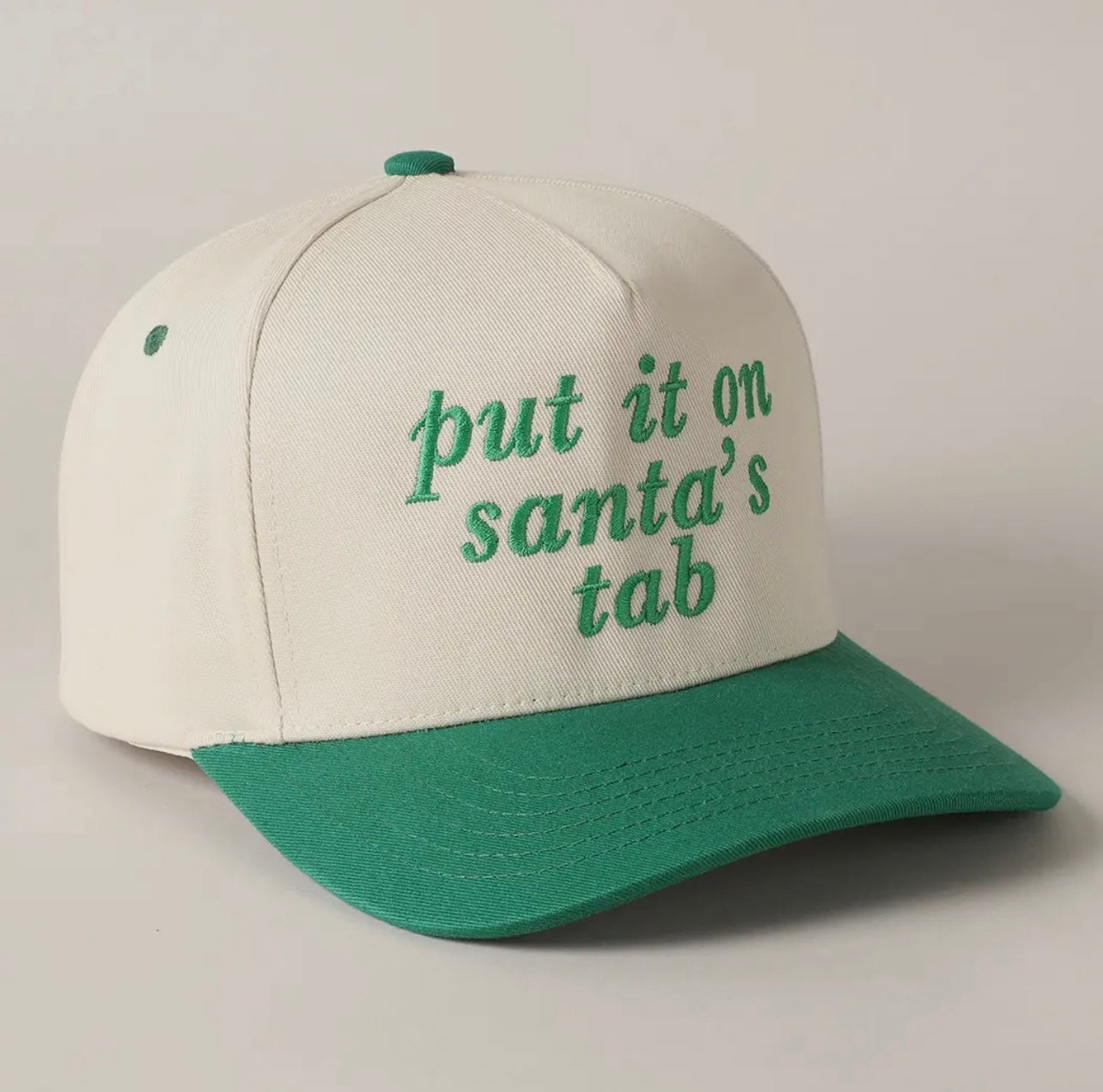 Santa's Tab Trucker Hat (Green)