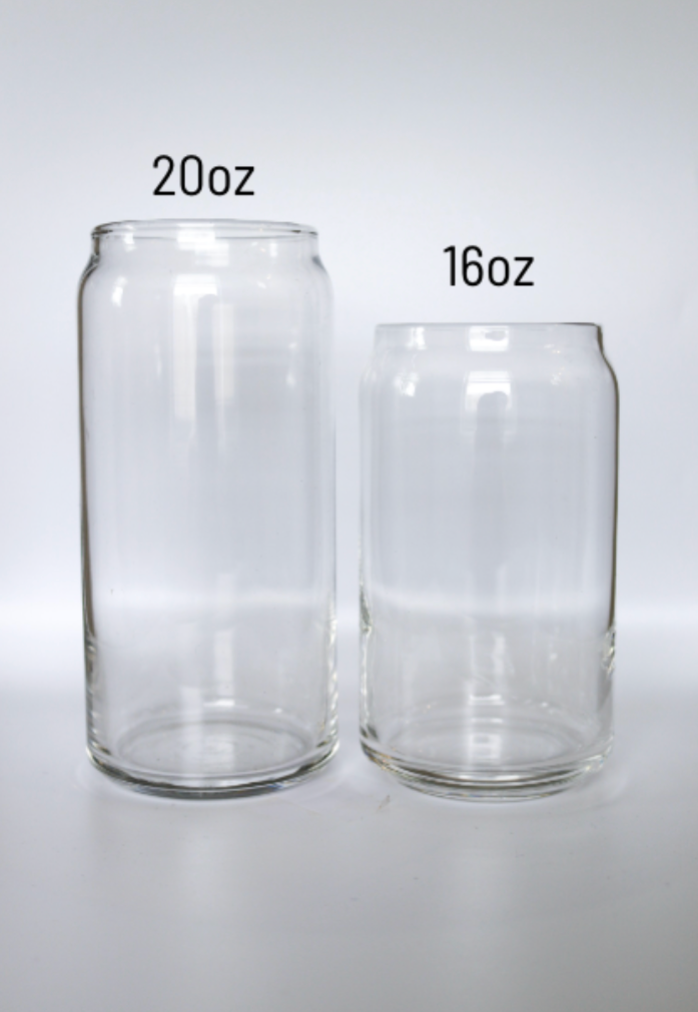 Christmas Tree Glass Can