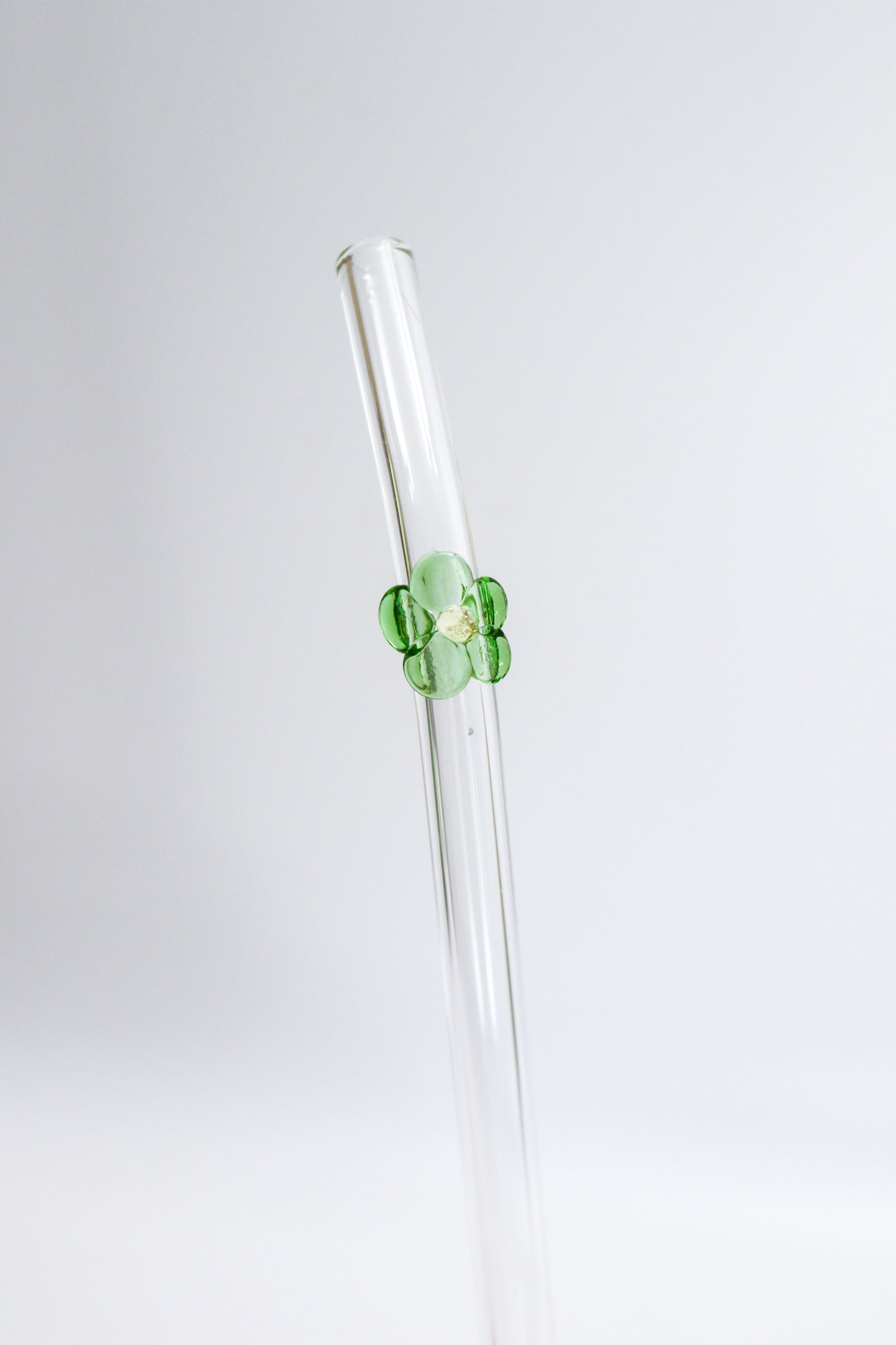 Flower Glass Straw