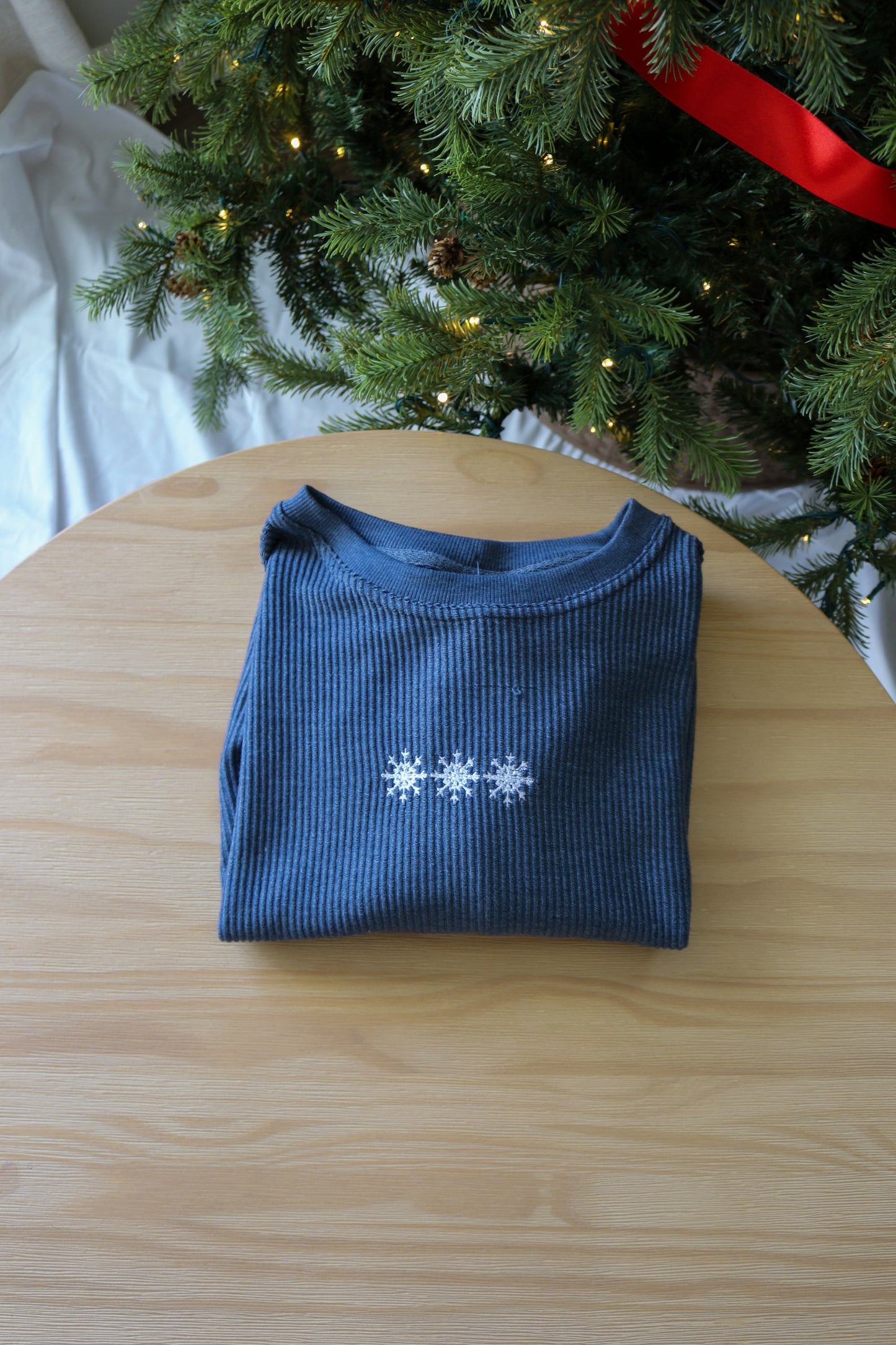 Corded Snowflake Crewneck