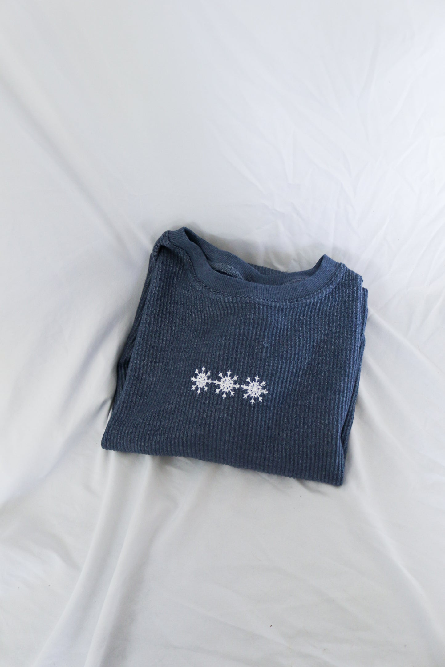 Corded Snowflake Crewneck