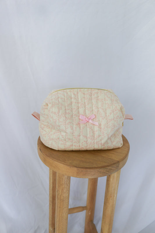 Quilted Makeup Pouch