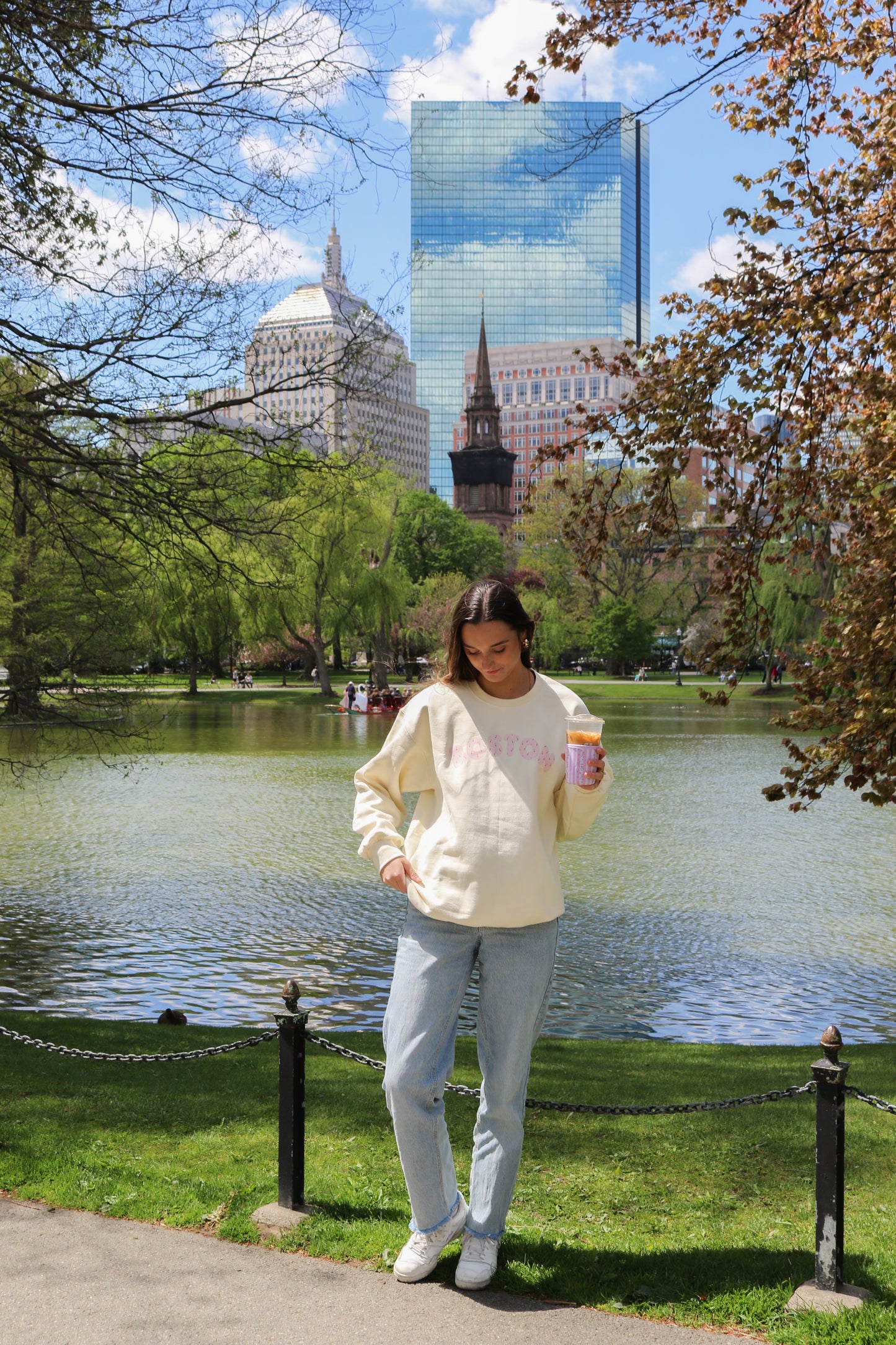 Boston Tulip Crewneck