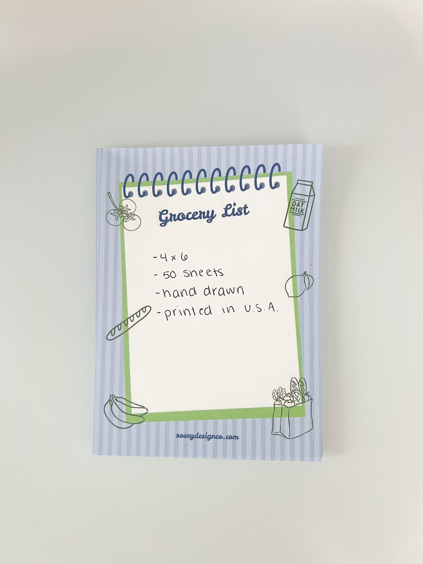 Grocery List Notepad