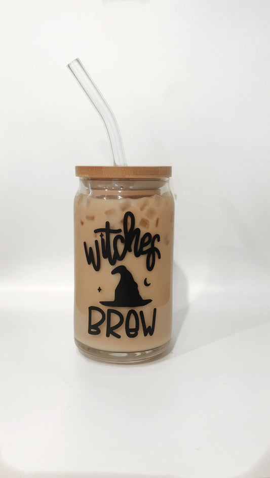 Witches Brew Glass Can