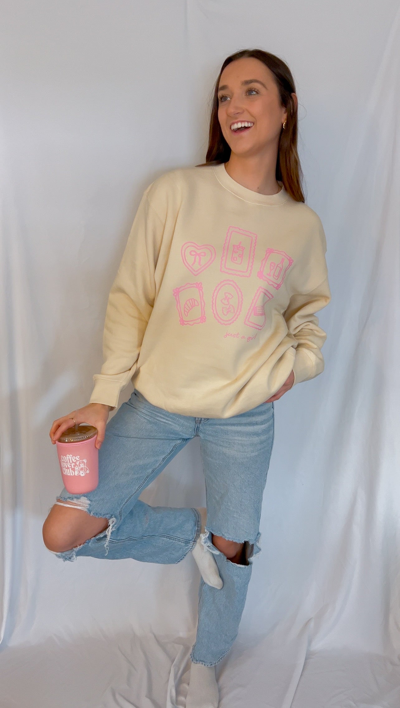 Just A Girl Crewneck