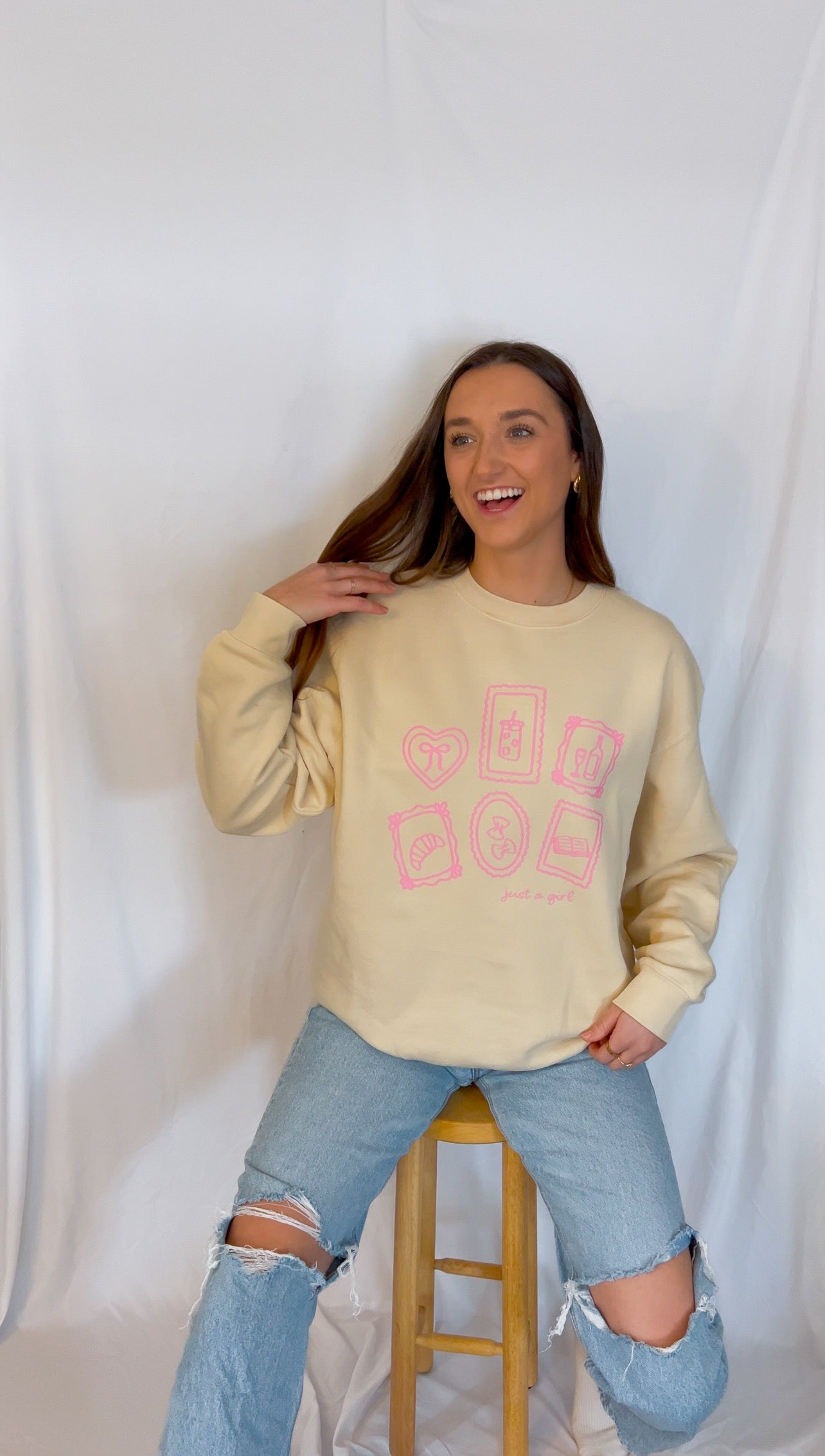 Just A Girl Crewneck