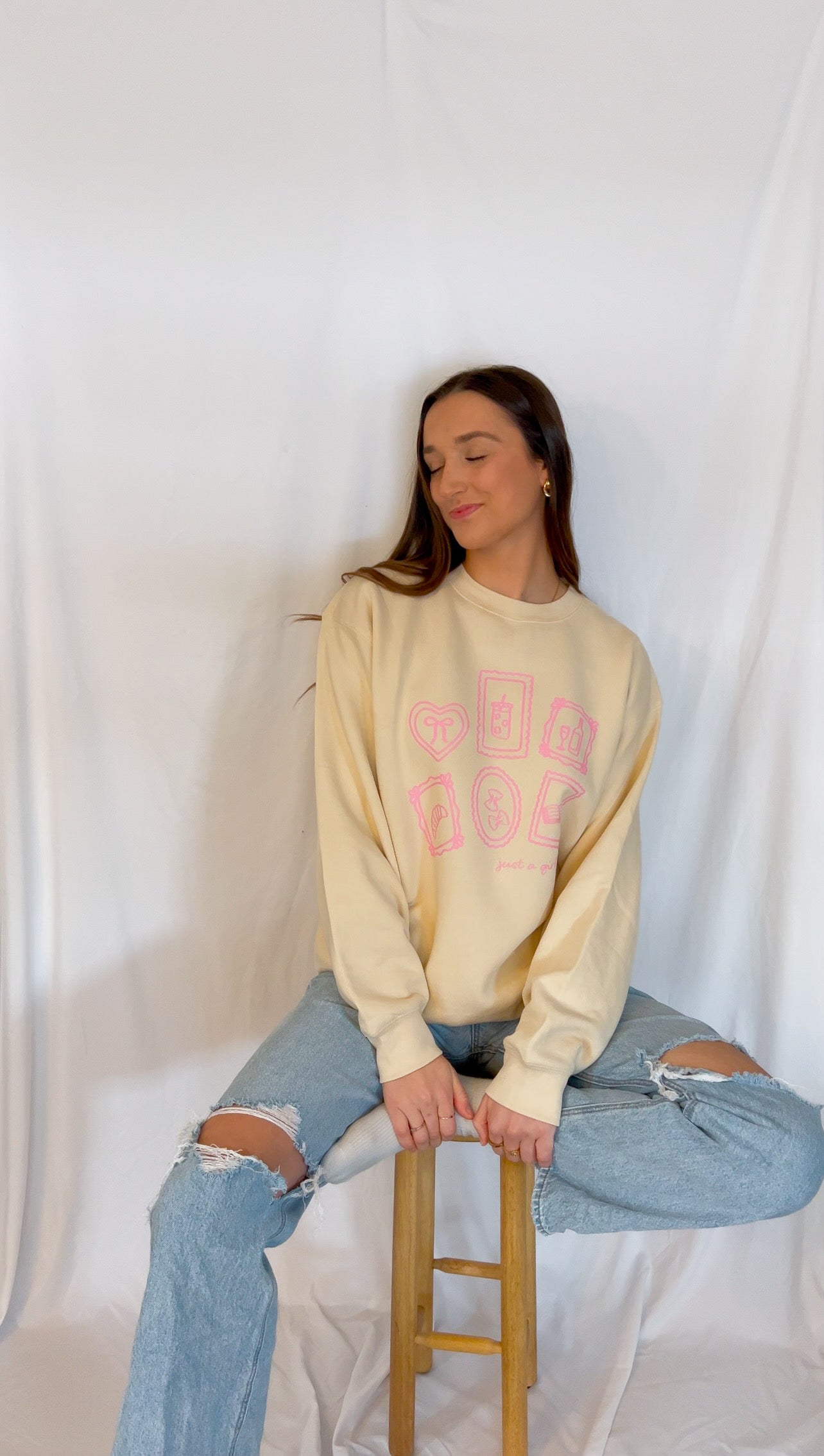 Just A Girl Crewneck