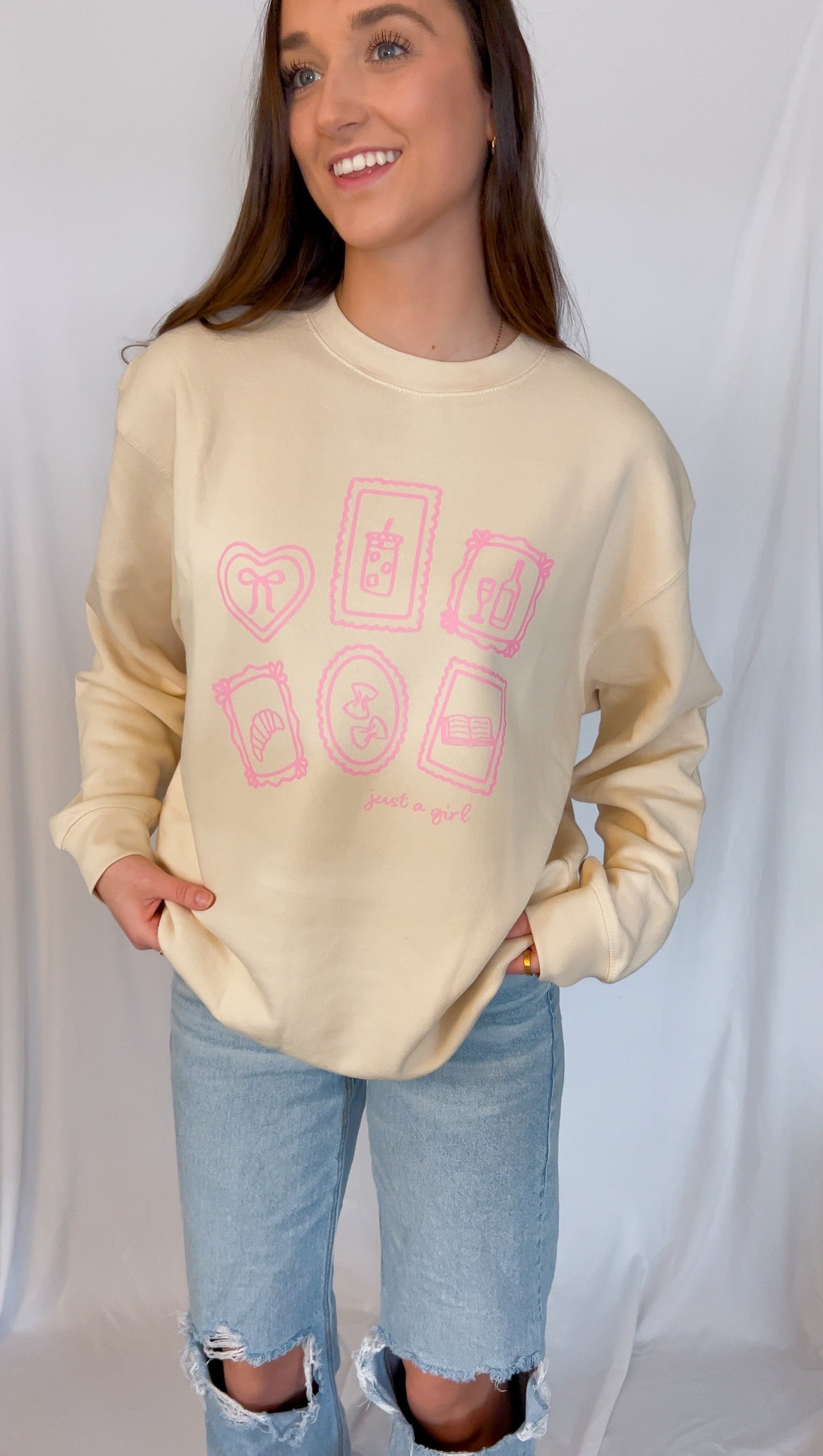 Just A Girl Crewneck