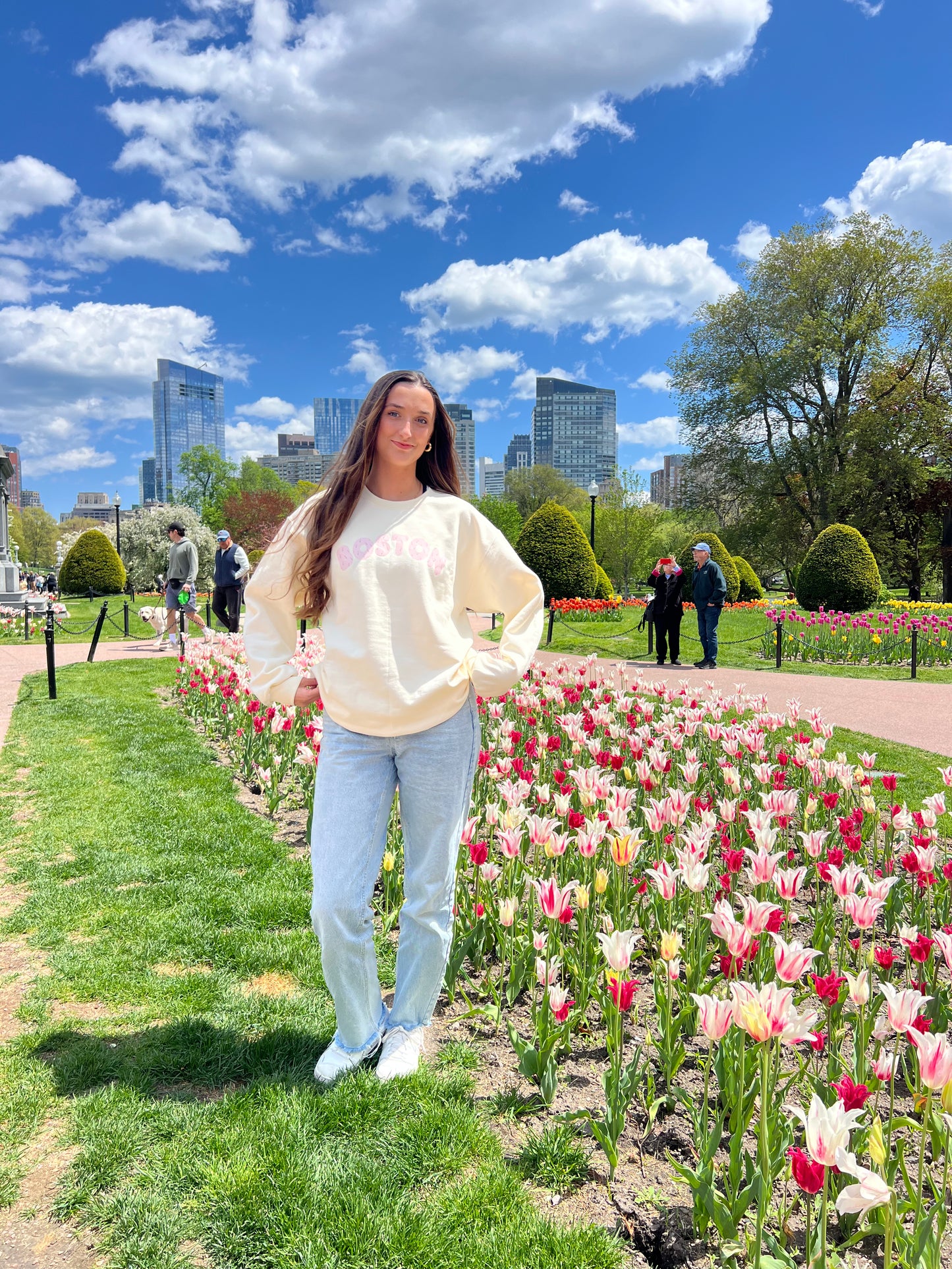 Boston Tulip Crewneck
