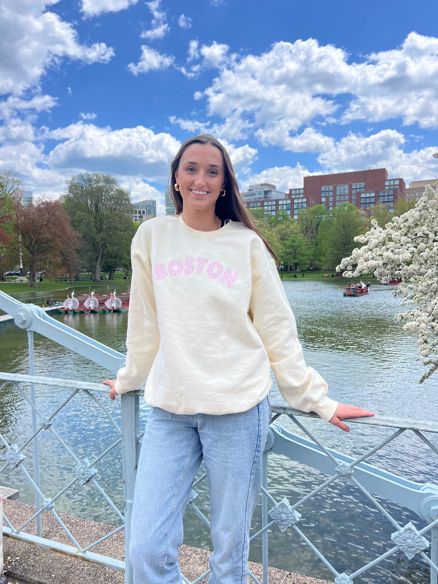 Boston Tulip Crewneck