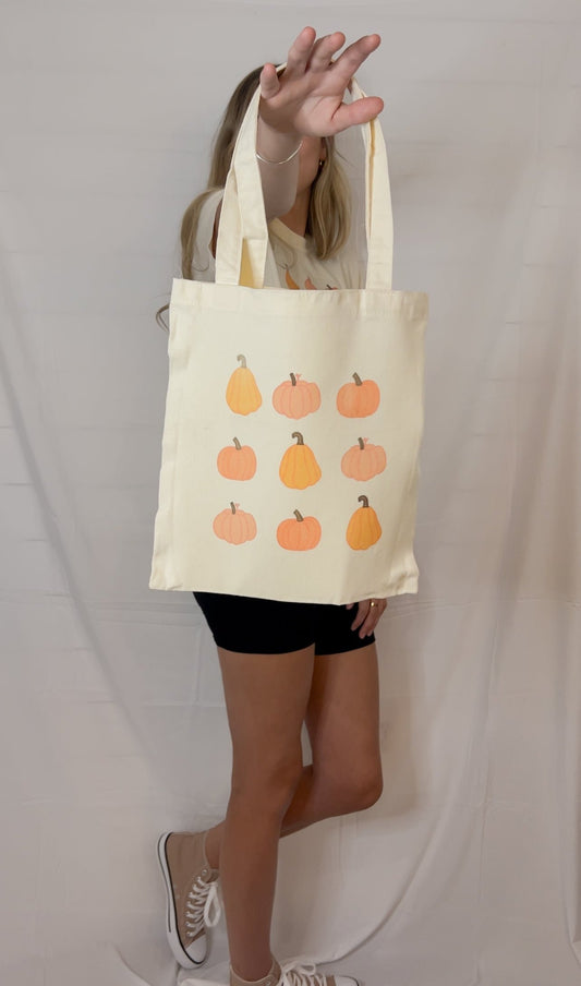 Pink Pumpkins Tote Bag