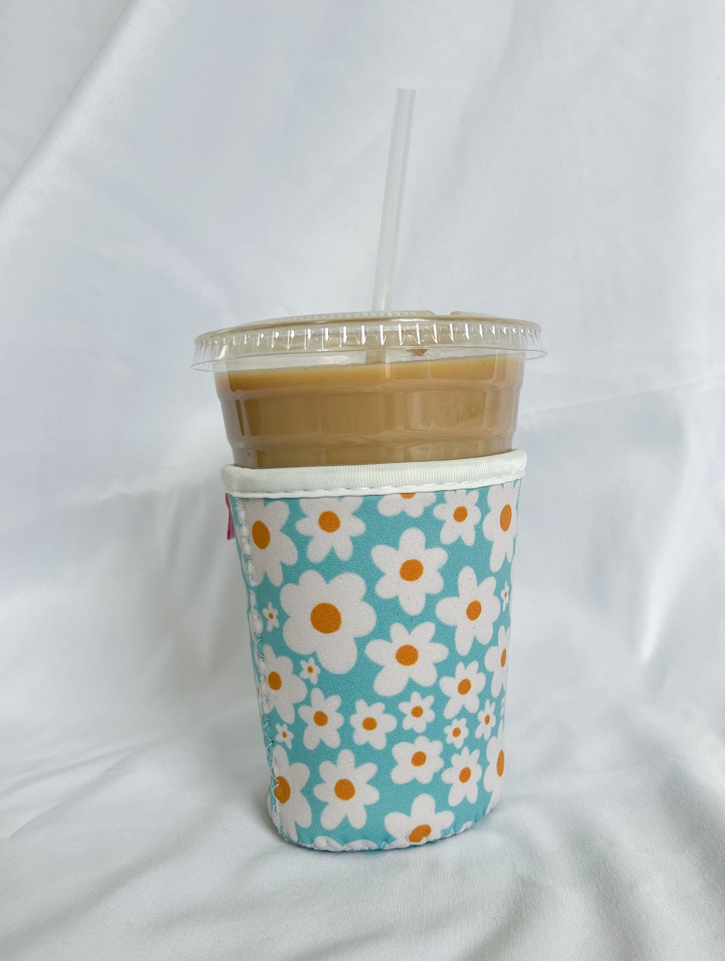 Blue Daisy Coffee Koozie