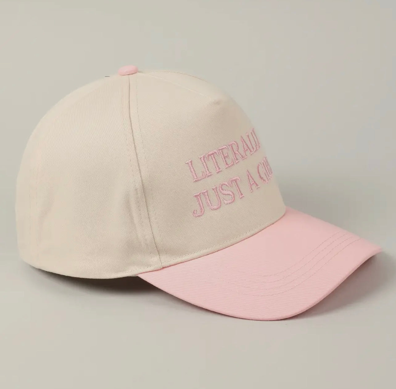 Just a Girl Trucker Hat (Pink)
