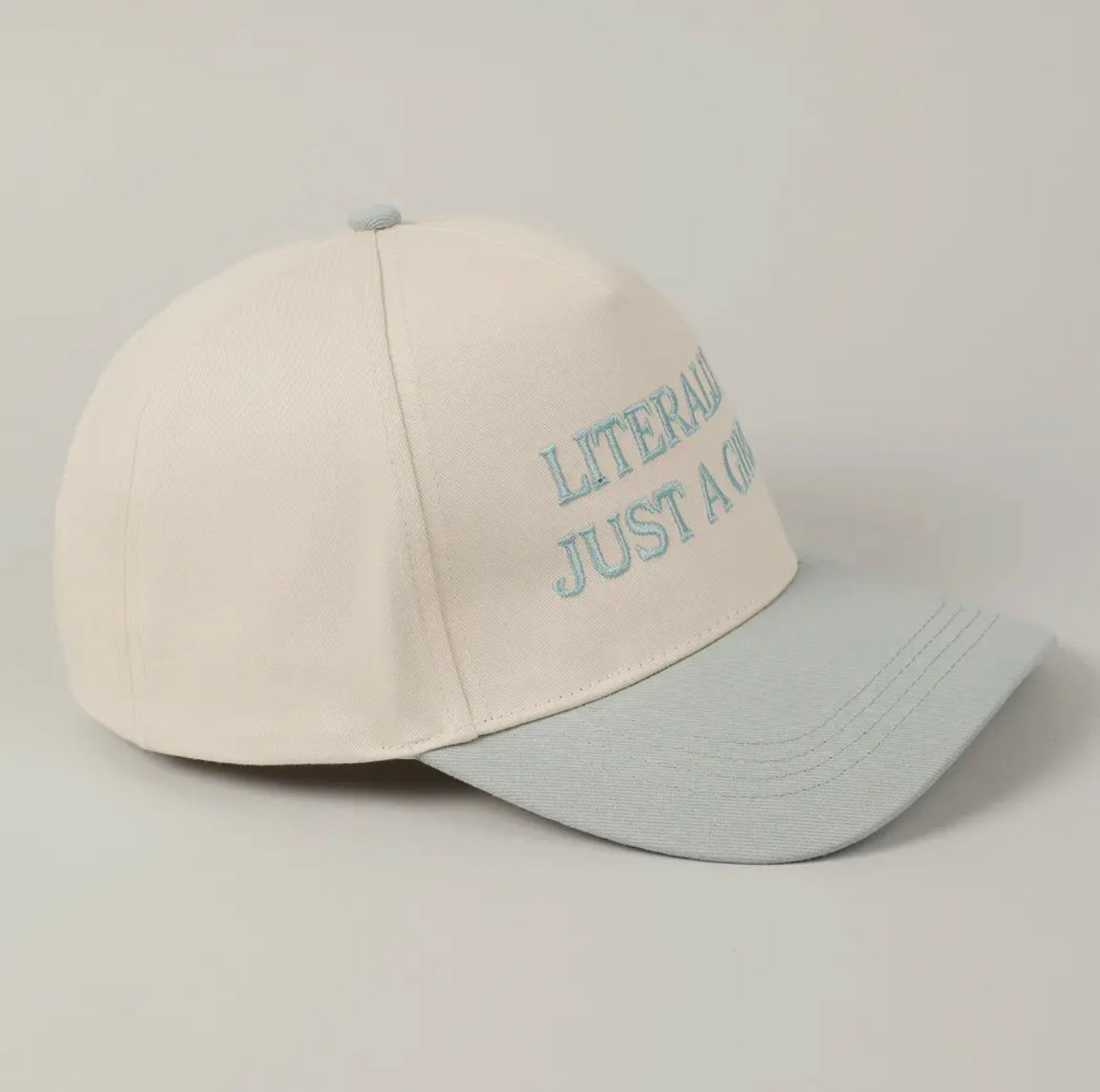 Just a Girl Trucer Hat (Blue)