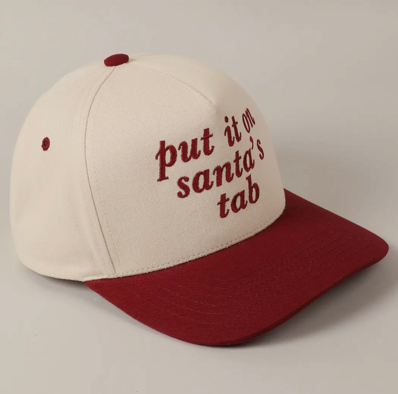 Santa's Tab Trucker Hat (Red)