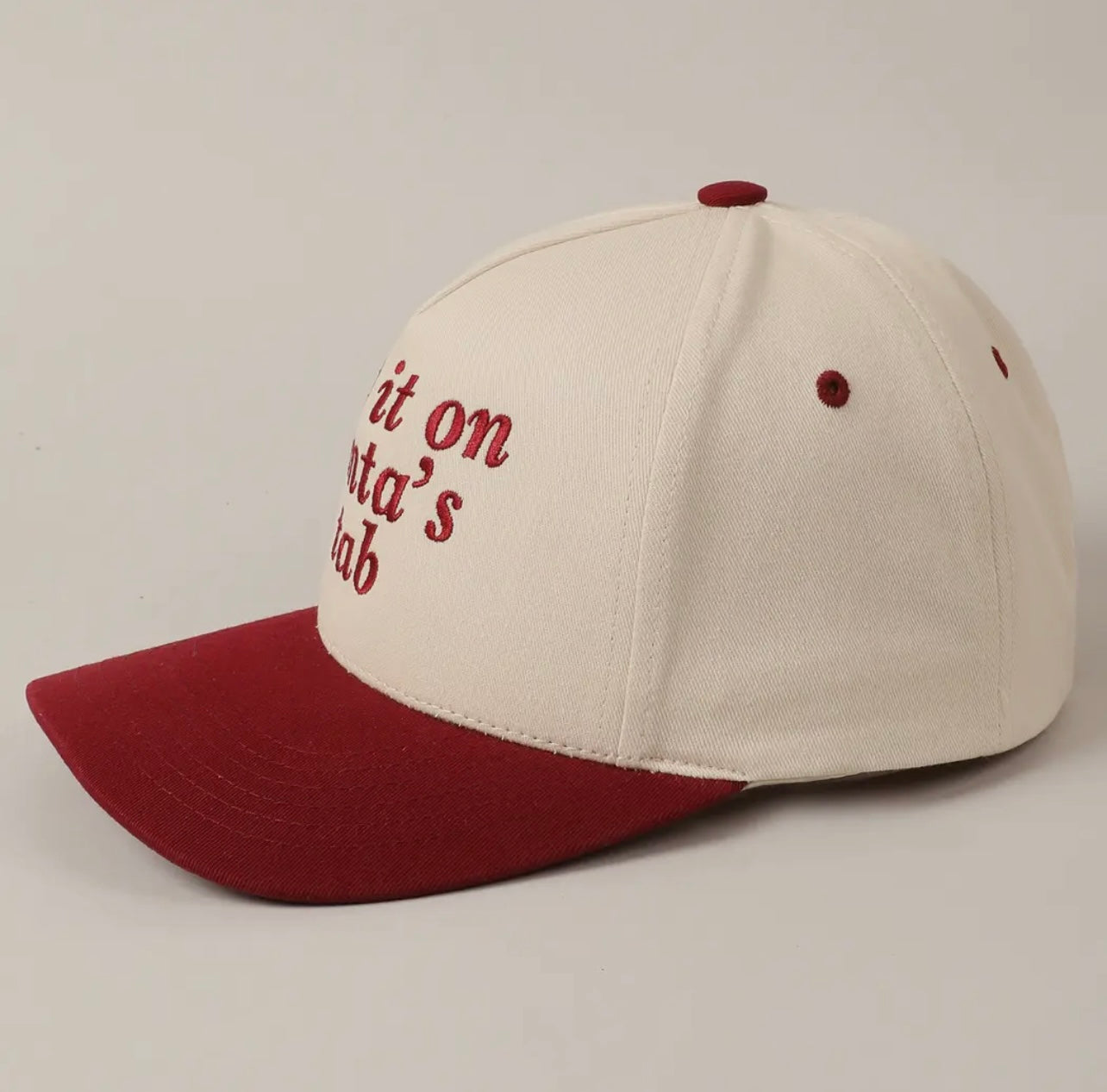 Santa's Tab Trucker Hat (Red)