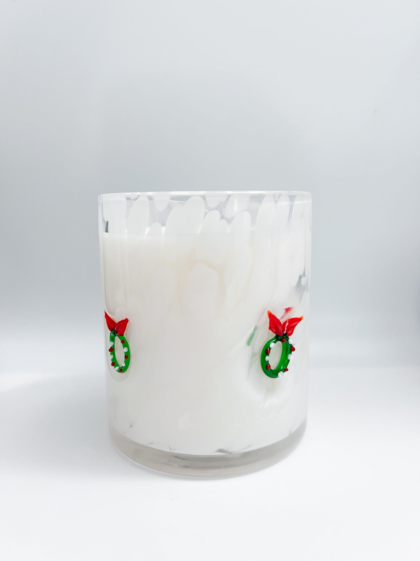 Mistletoe Wreath Candle