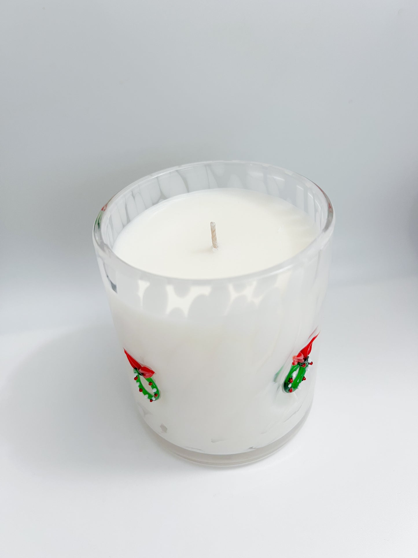 Mistletoe Wreath Candle