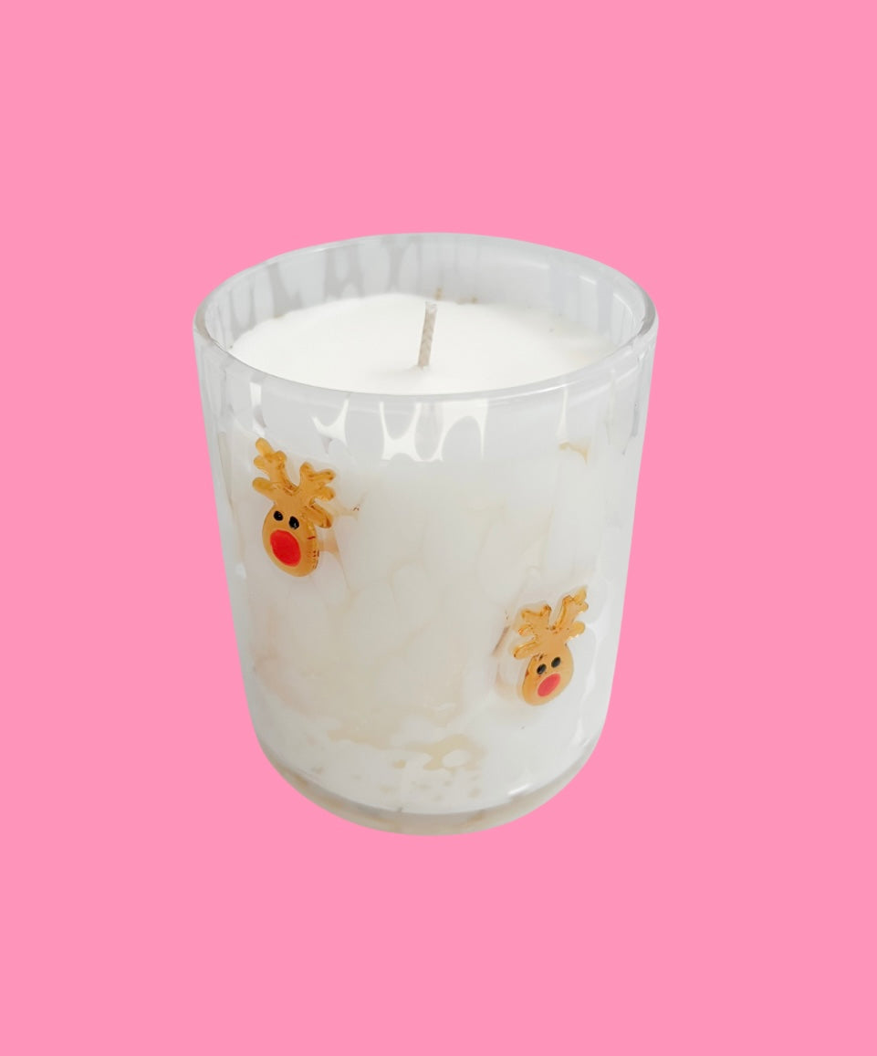 Reindeer Cookie Candle