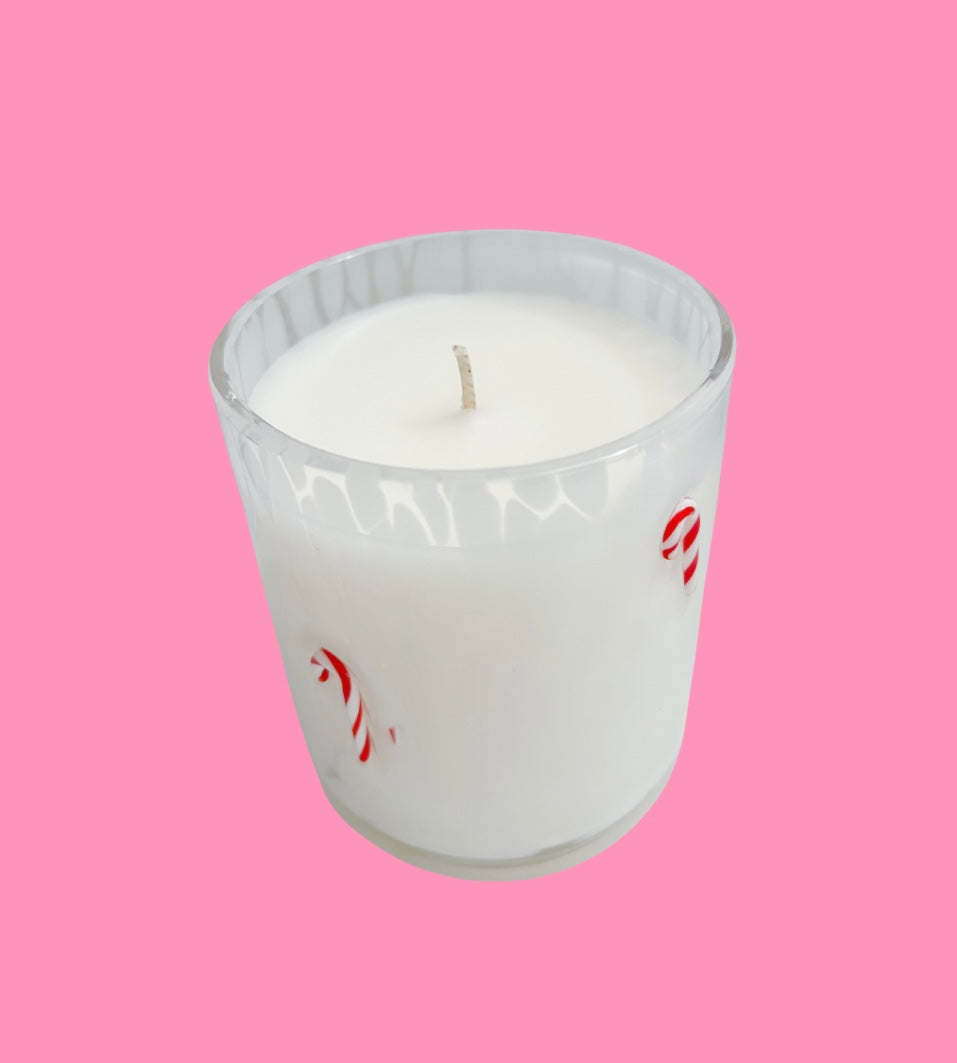 Candy Cane Candle