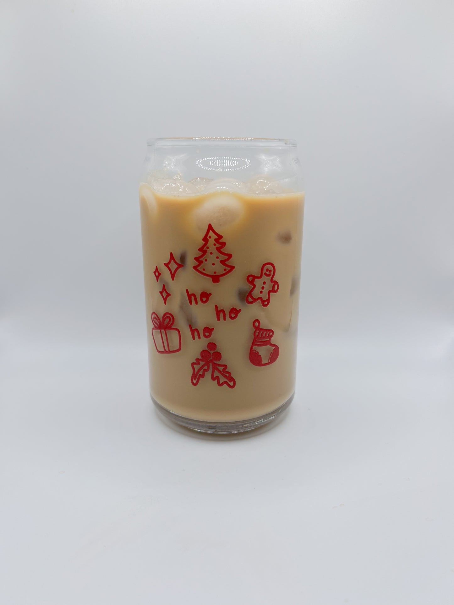 HoHoHo Glass Can