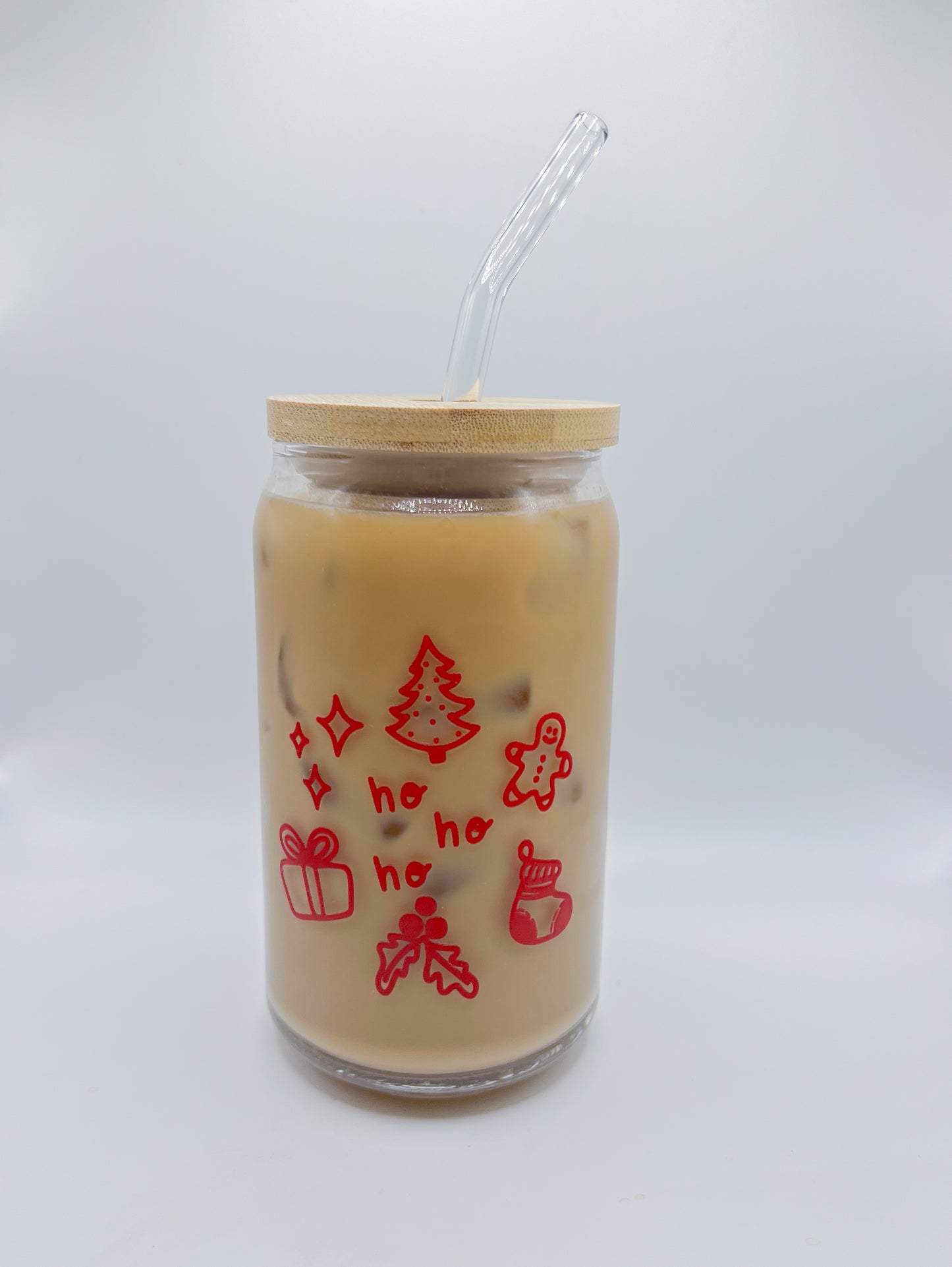 HoHoHo Glass Can