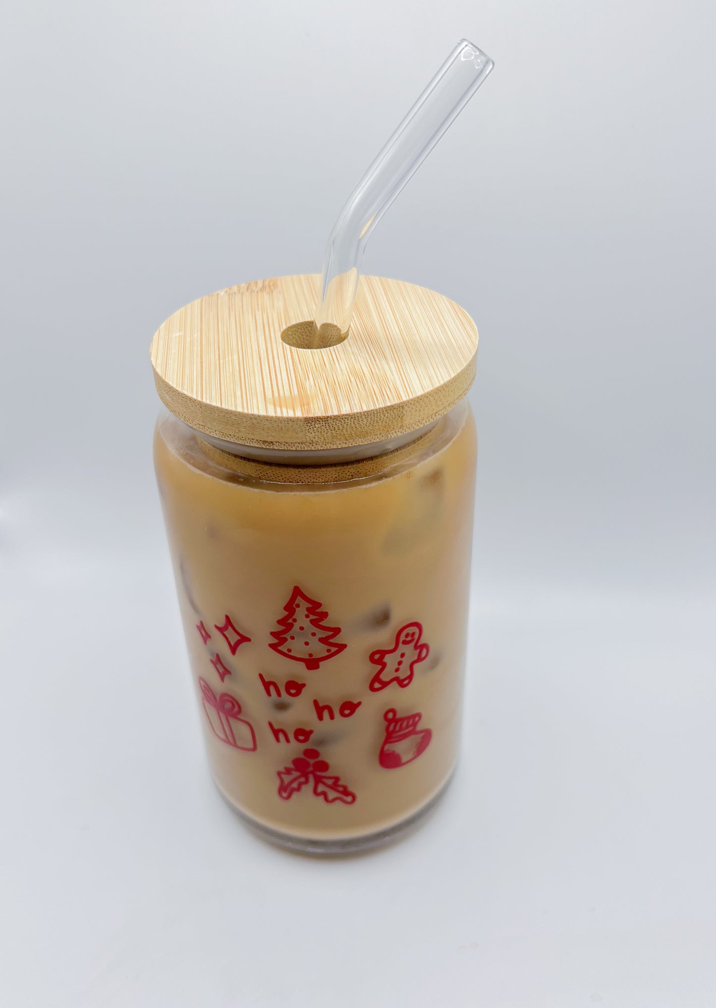 HoHoHo Glass Can