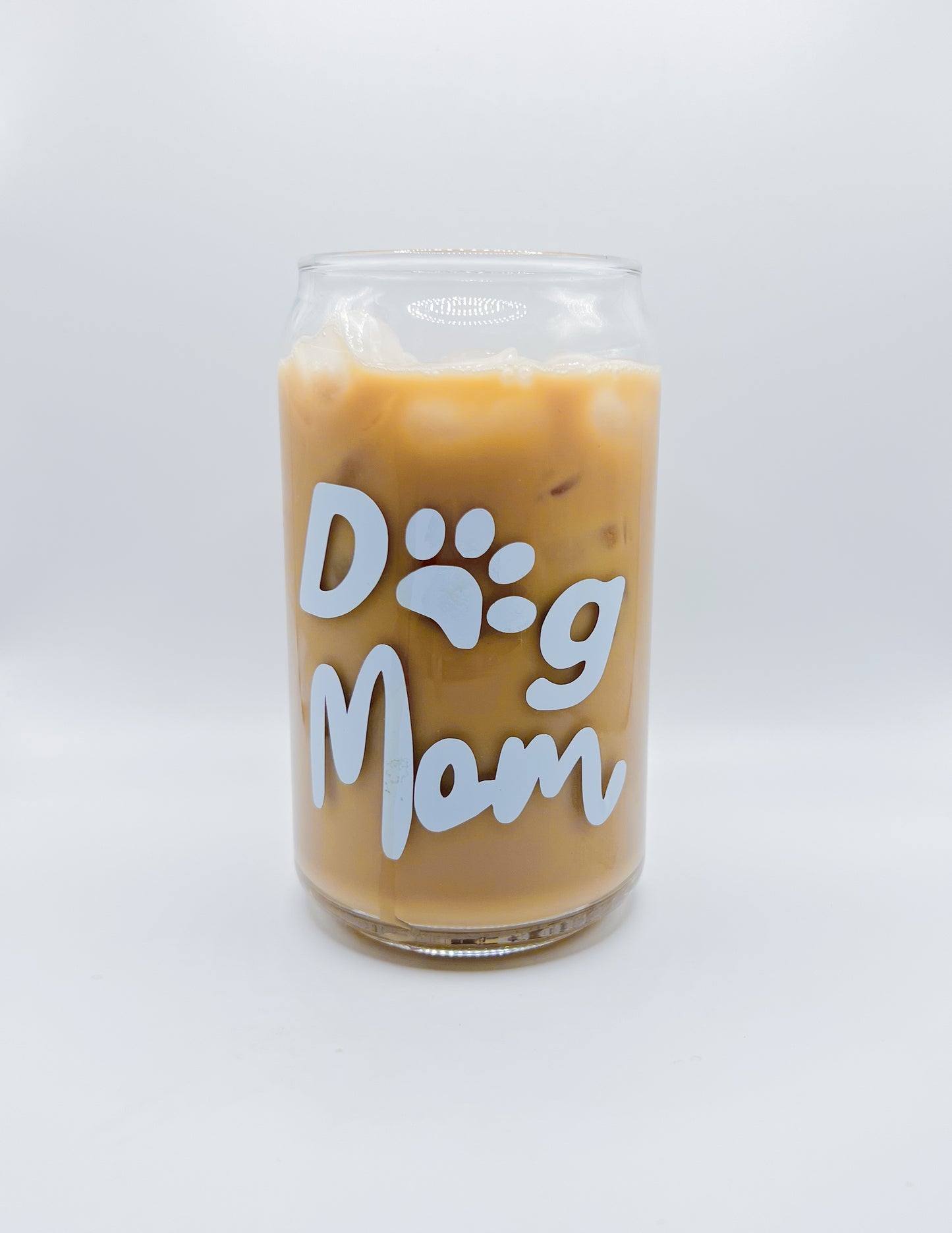 Dog Mom Glass Can
