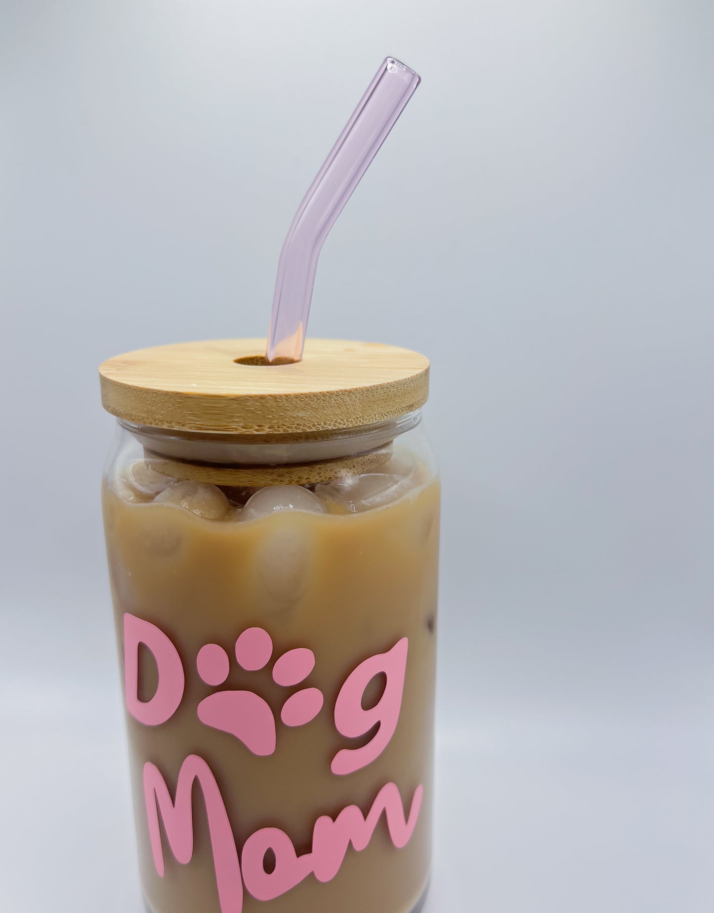 Dog Mom Glass Can