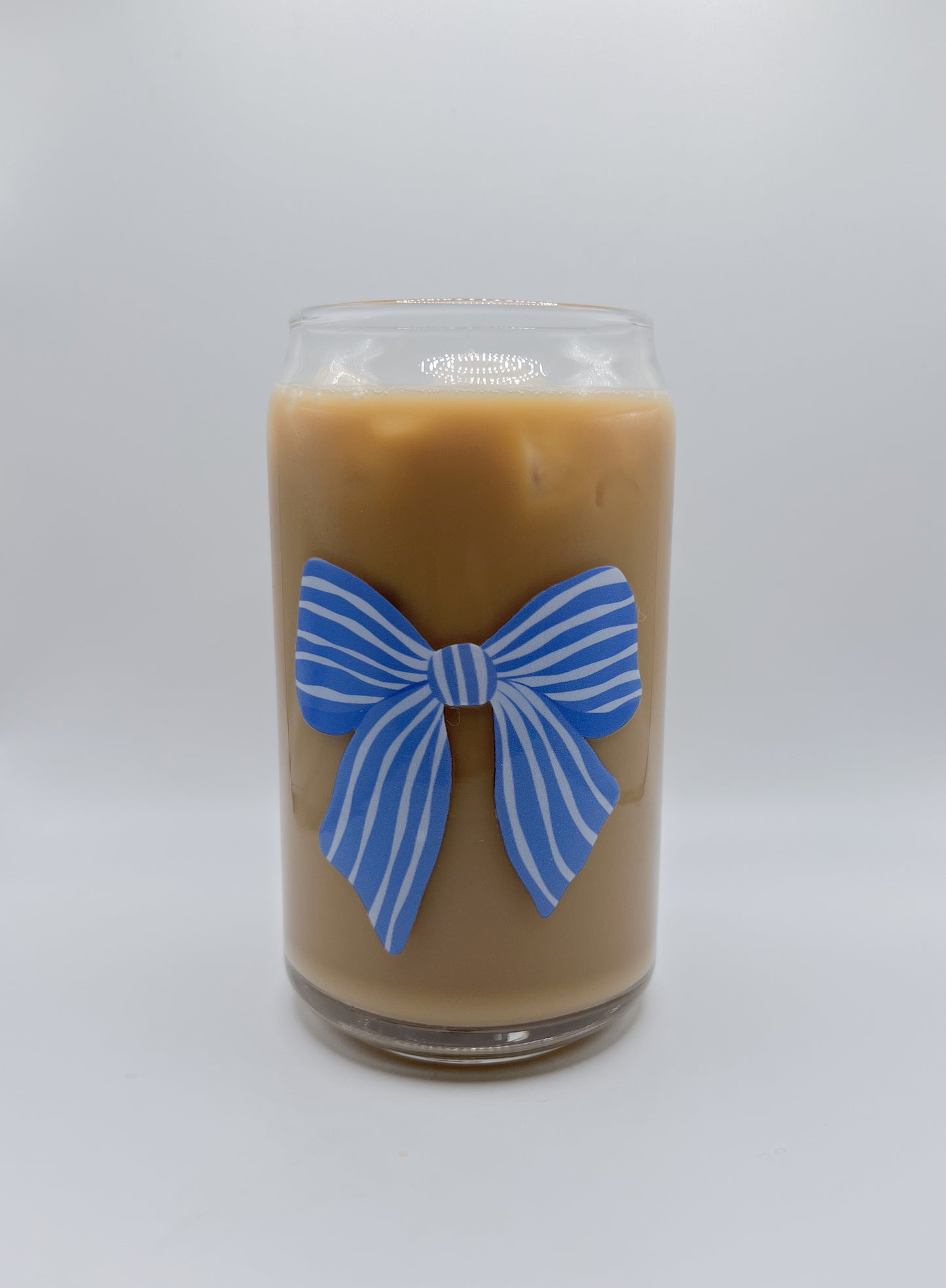 Stripped Bow Glass Can