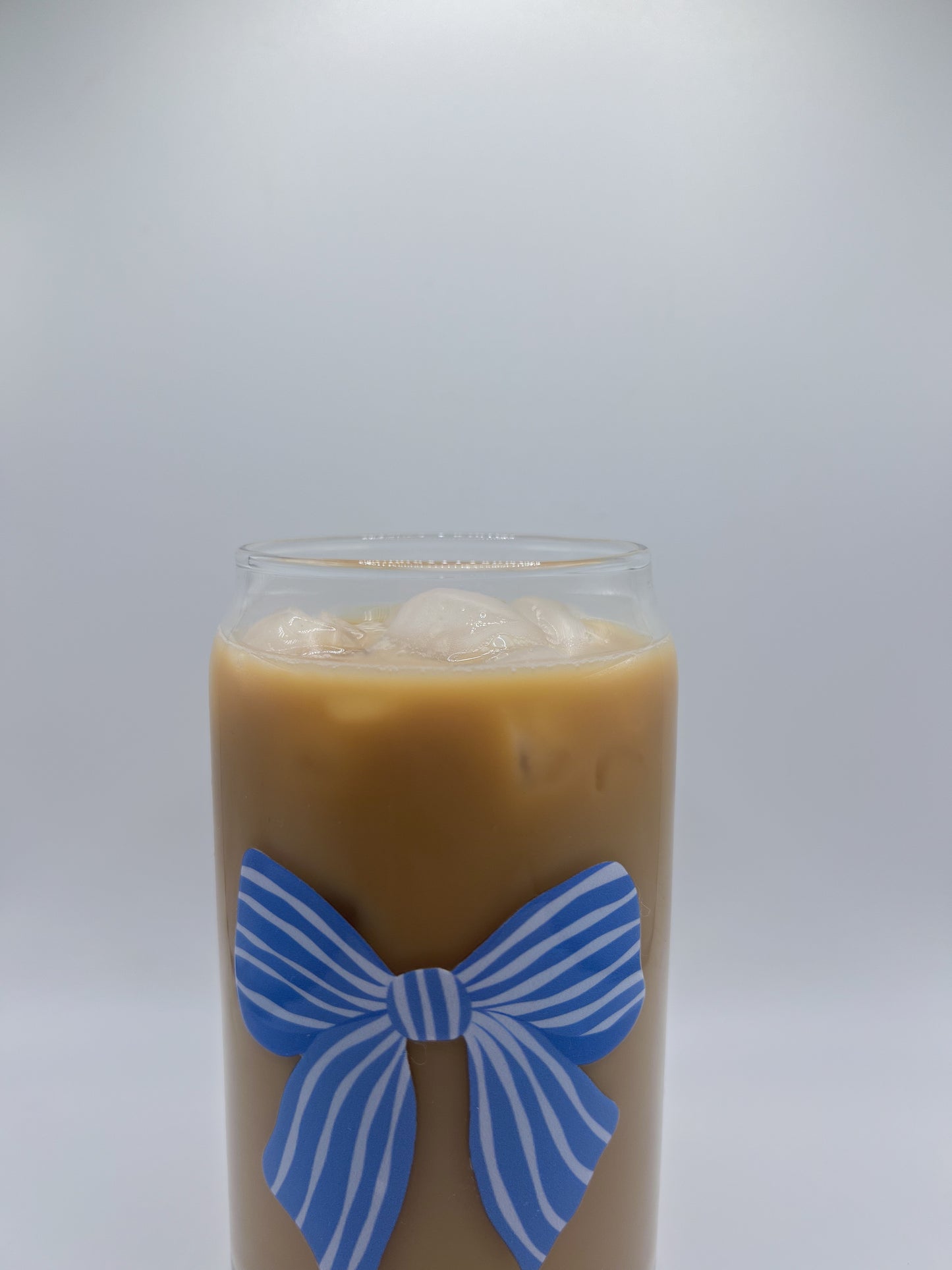 Stripped Bow Glass Can