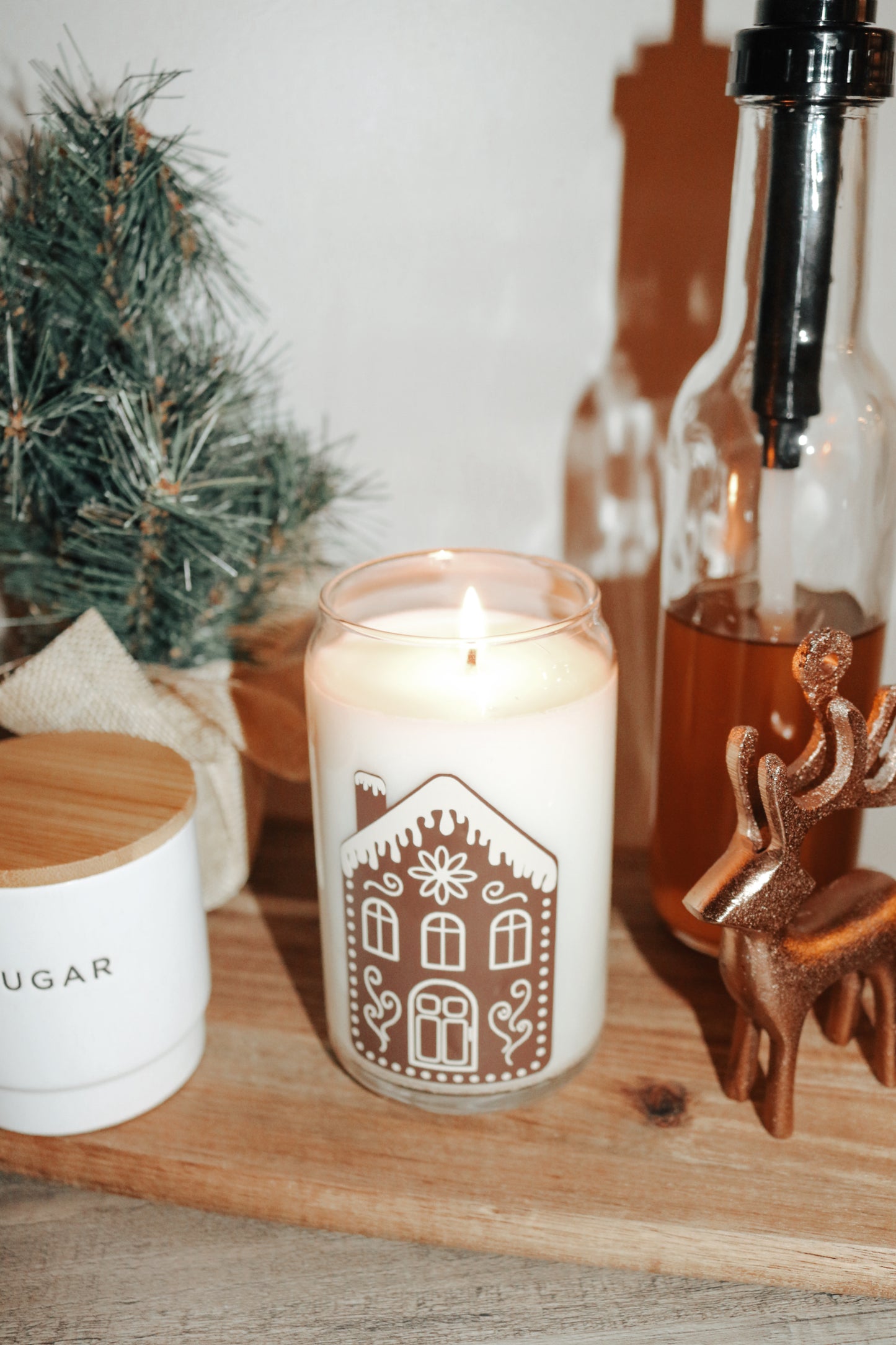 Gingerbread Candle