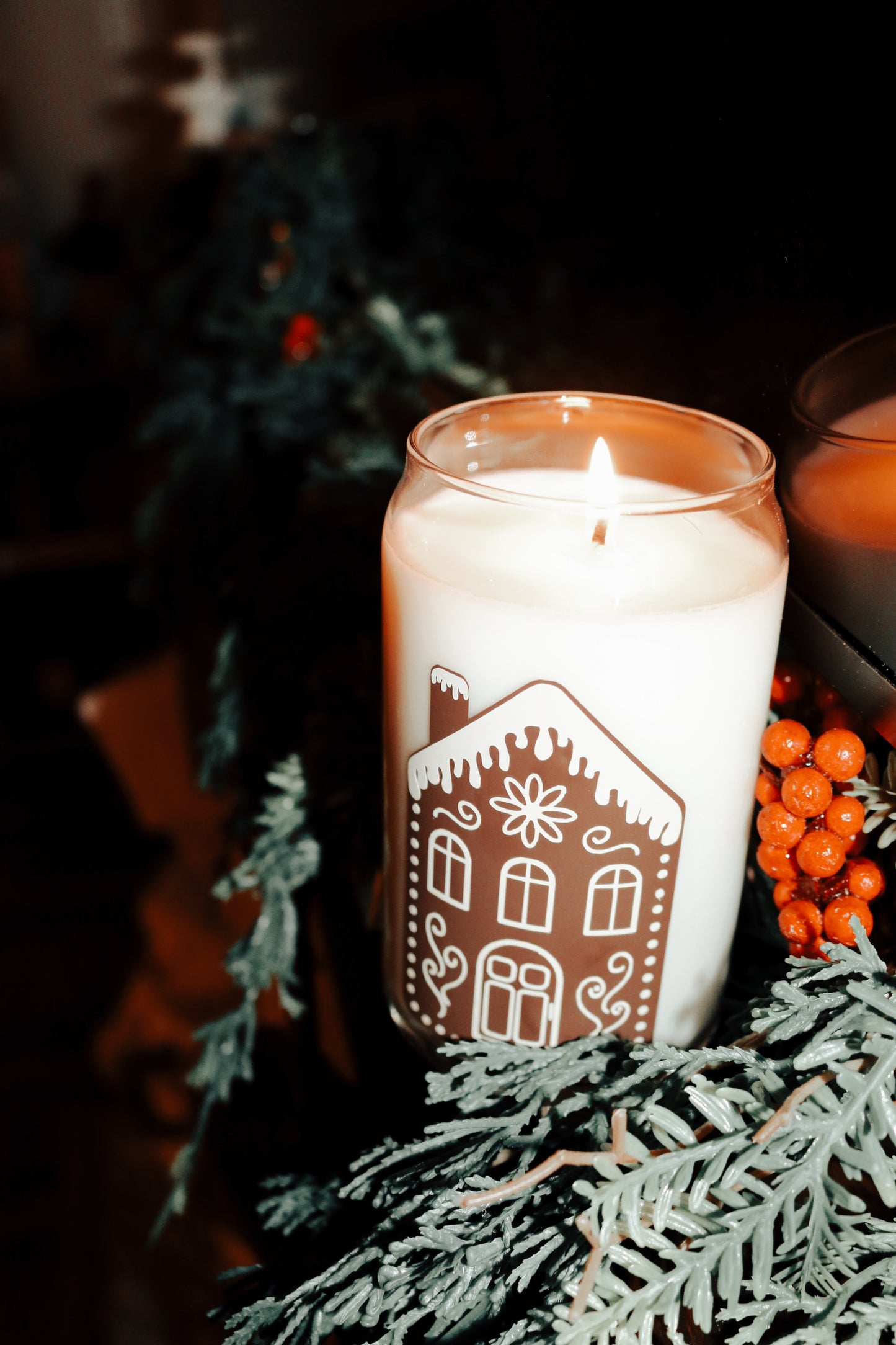 Gingerbread Candle