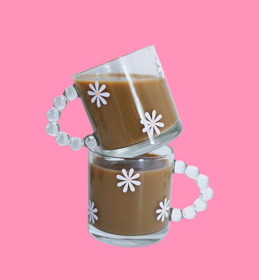 Daisy Glass Mug