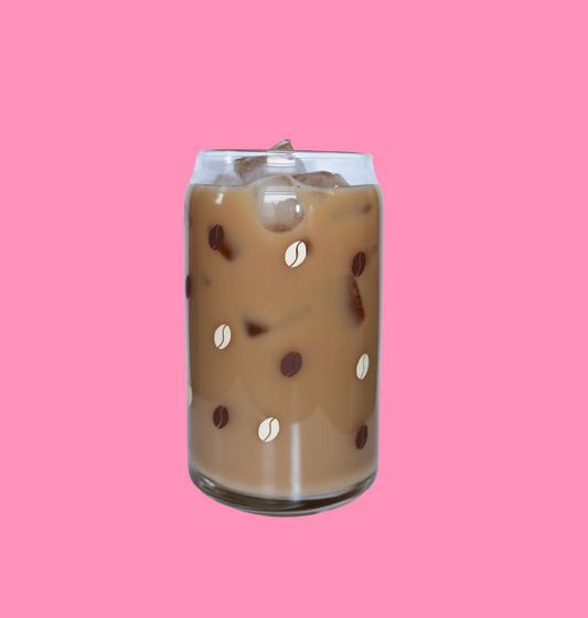 Coffee Bean Glass Can