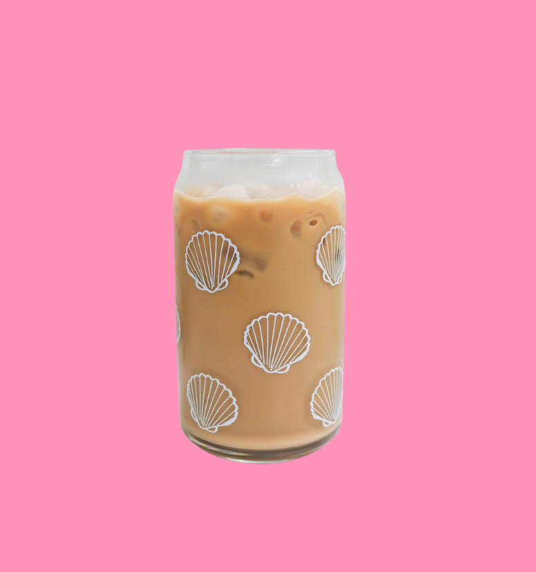 Shell Glass Can
