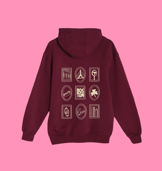 Boston Stamp Hoodie