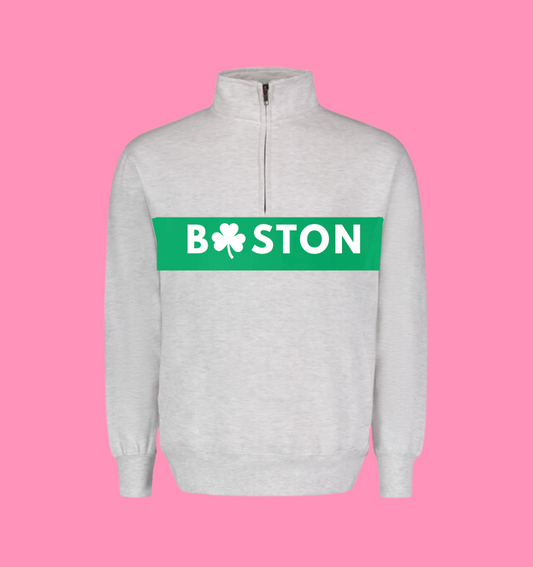Boston Quarter Zip Sweatshirt